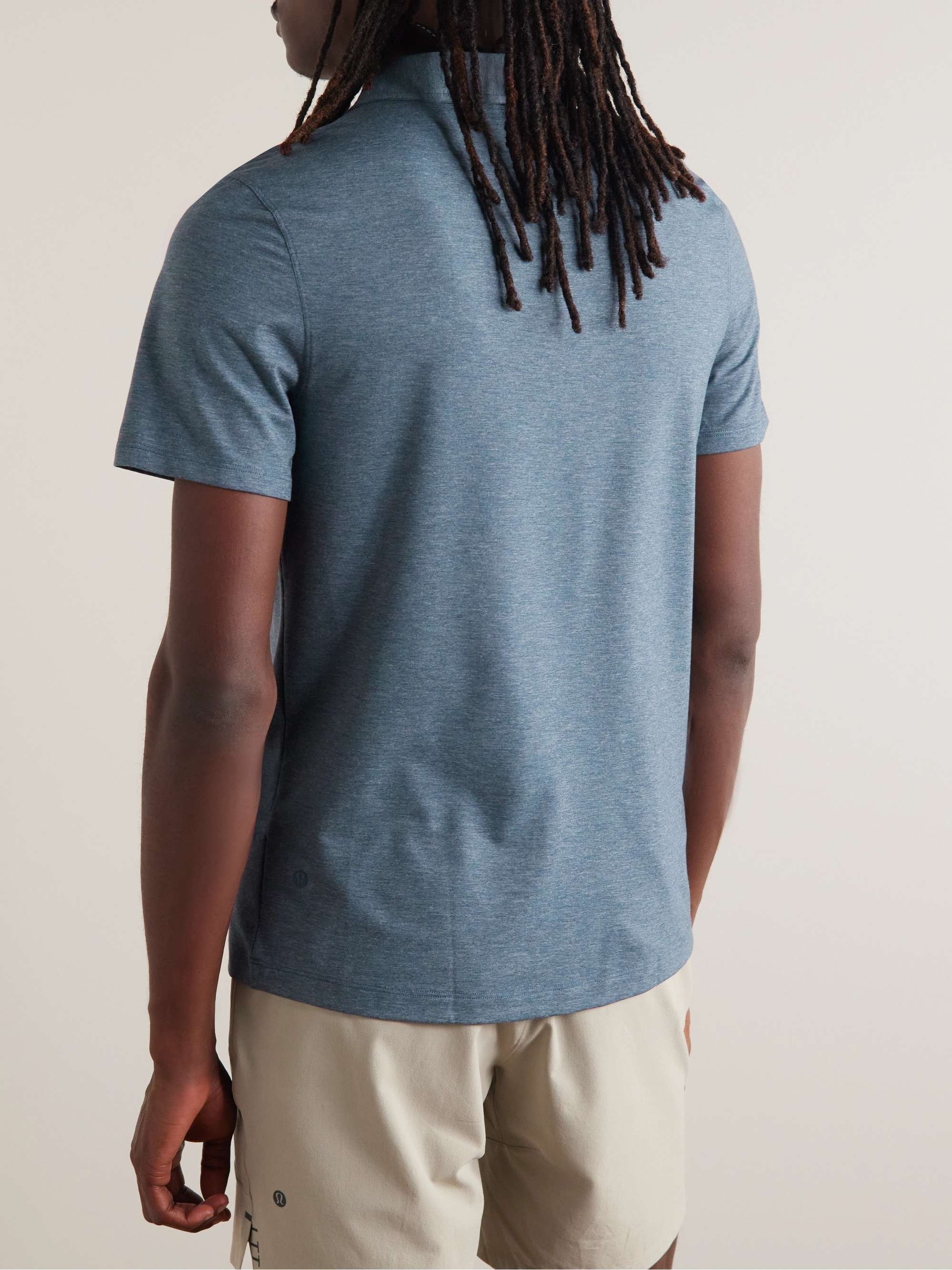 LULULEMON Evolution Slim-Fit Recycled Stretch-Jersey Polo Shirt