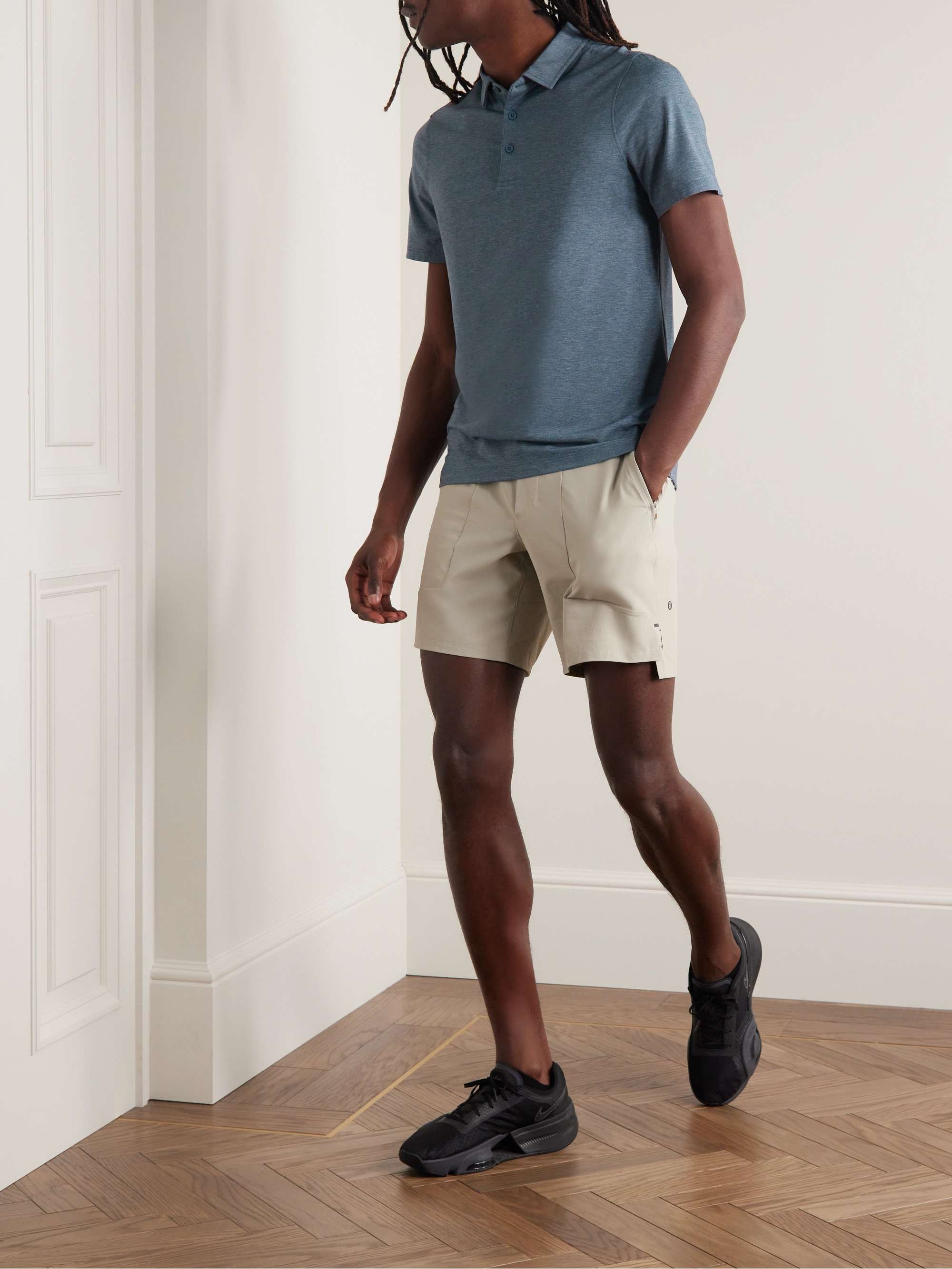 LULULEMON Evolution Slim-Fit Recycled Stretch-Jersey Polo Shirt