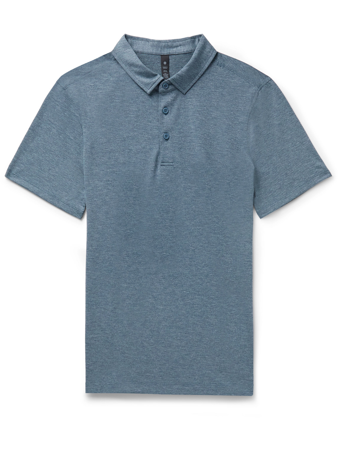 LULULEMON EVOLUTION SLIM-FIT RECYCLED STRETCH-JERSEY POLO SHIRT