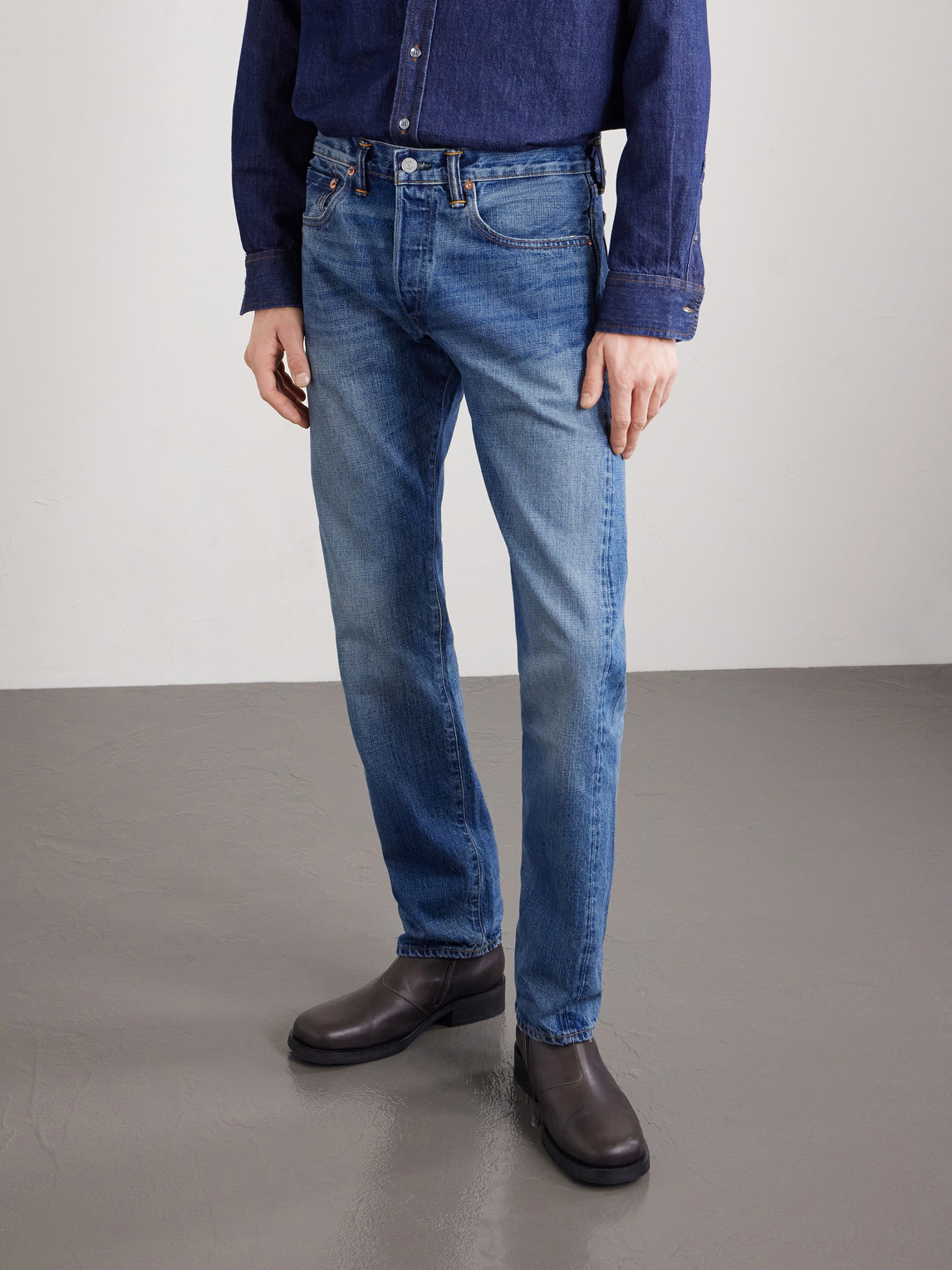 Rrl - Slim-fit Selvedge Denim Jeans - Men - Blue - 28w 32l 