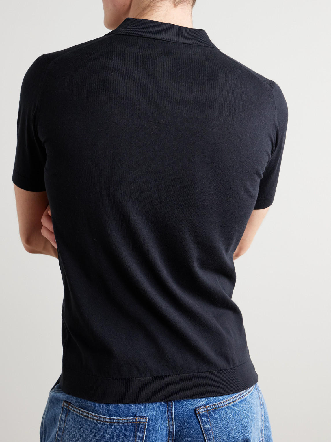 Adrian Slim-Fit Sea Island Cotton Polo Shirt