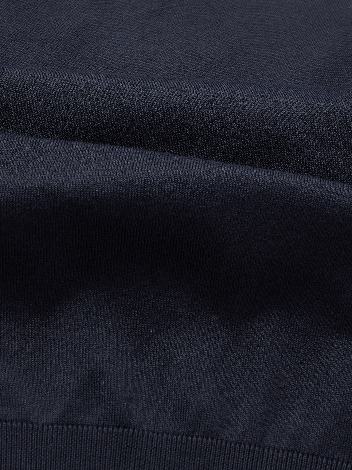 John Smedley Blue Cotton Sweater In Blue