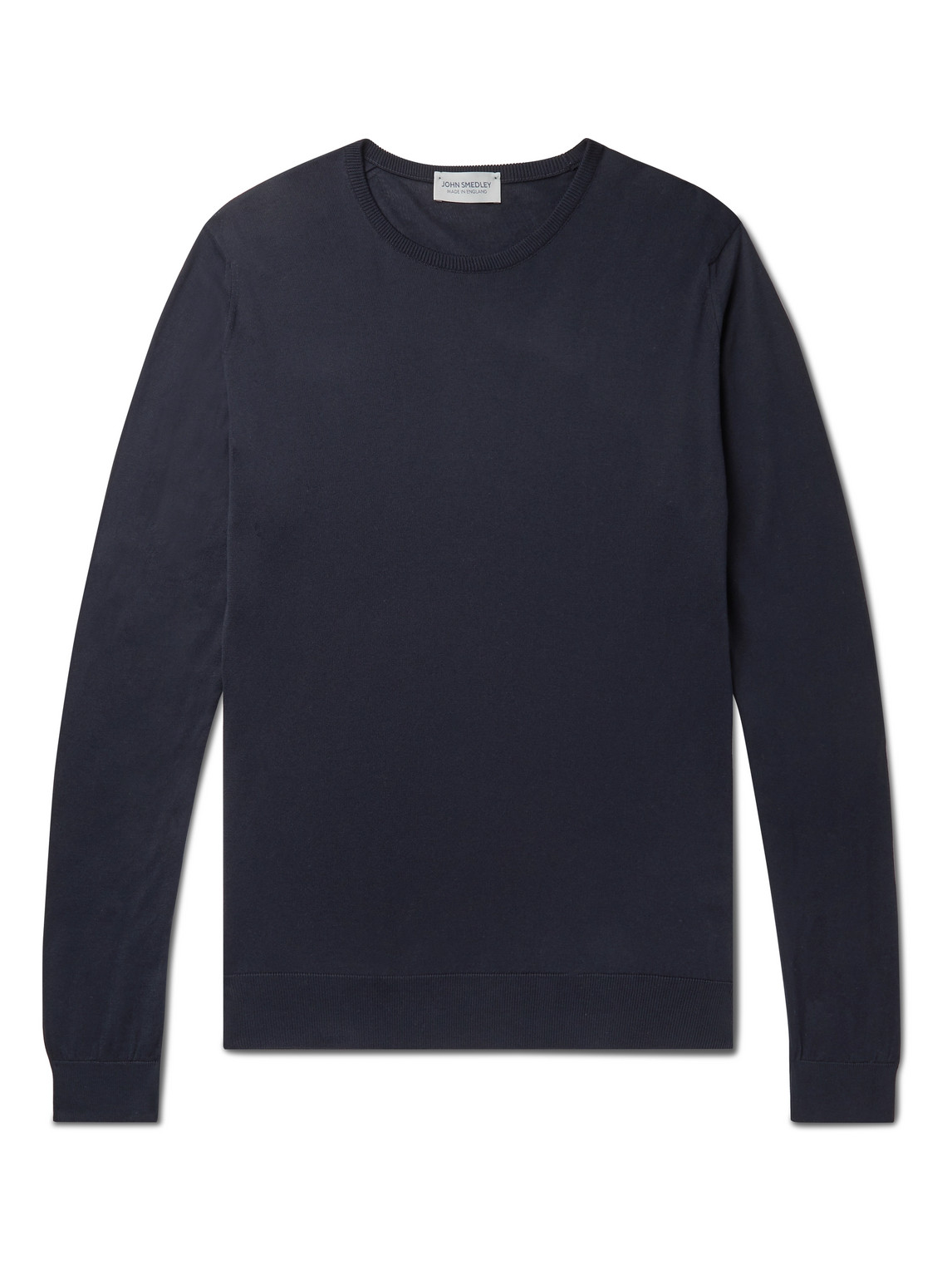 John Smedley - Hatfield Slim-Fit Sea Island Cotton Sweater - Men - Blue - L