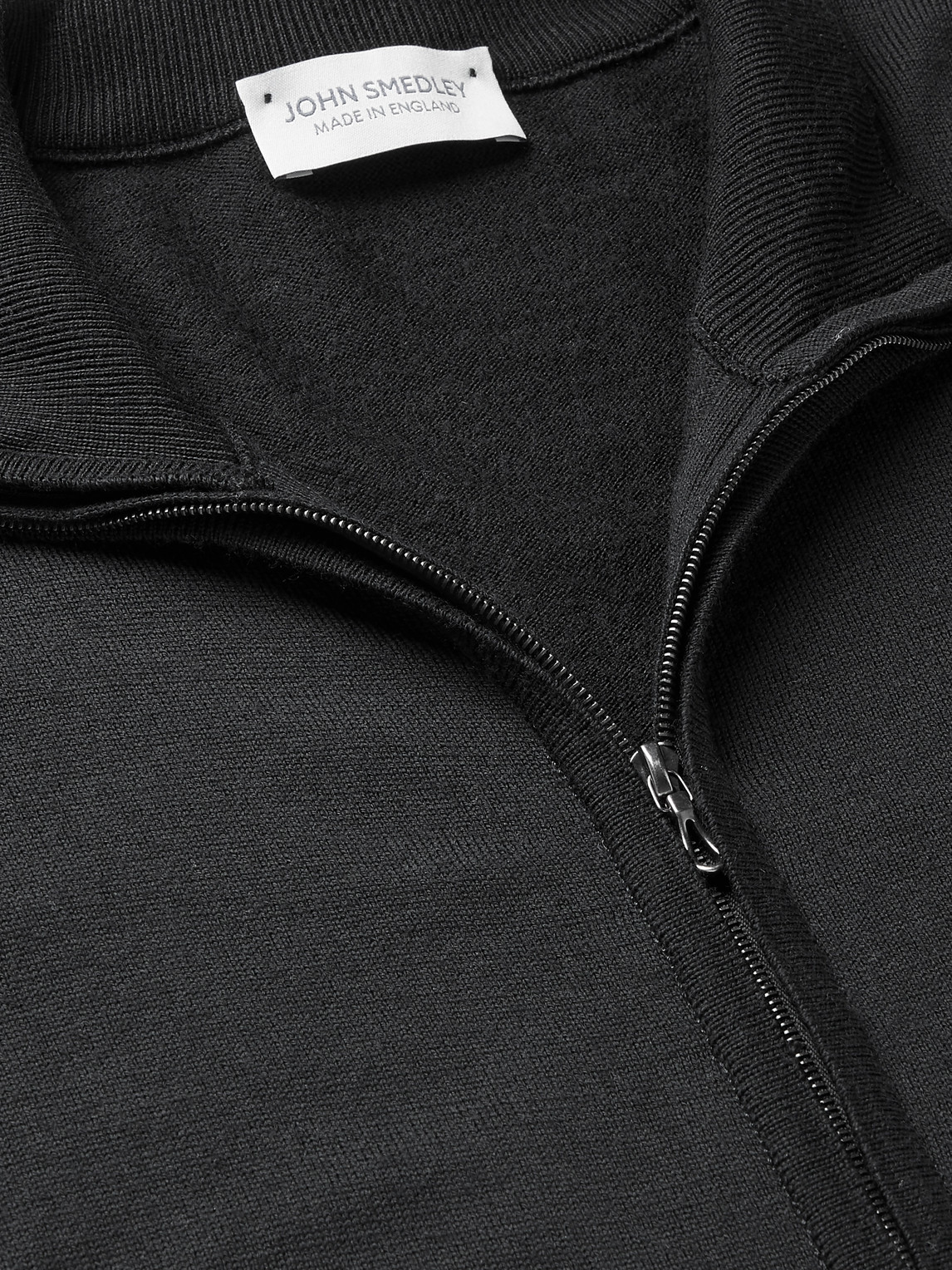 Claygate Merino Wool Zip-Up Cardigan