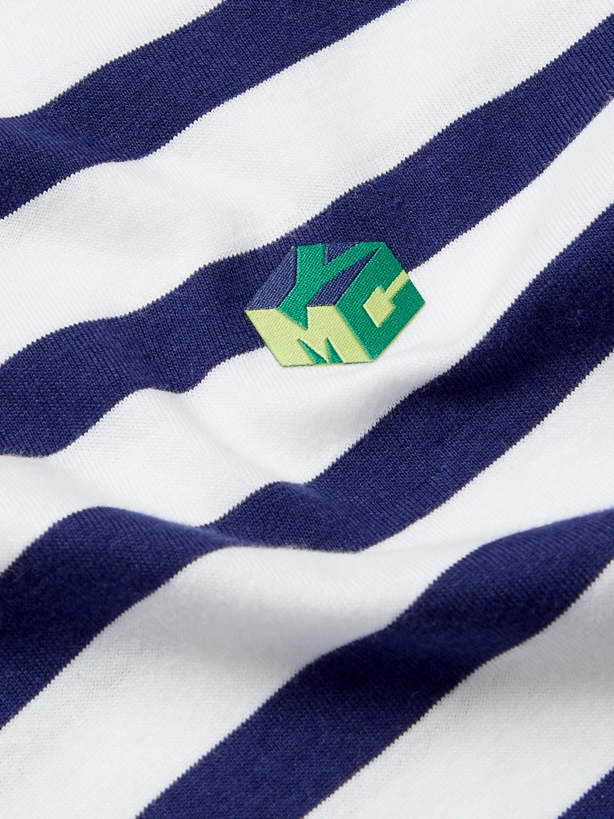 YMC Wild Ones Striped Organic Cotton-Jersey T-Shirt