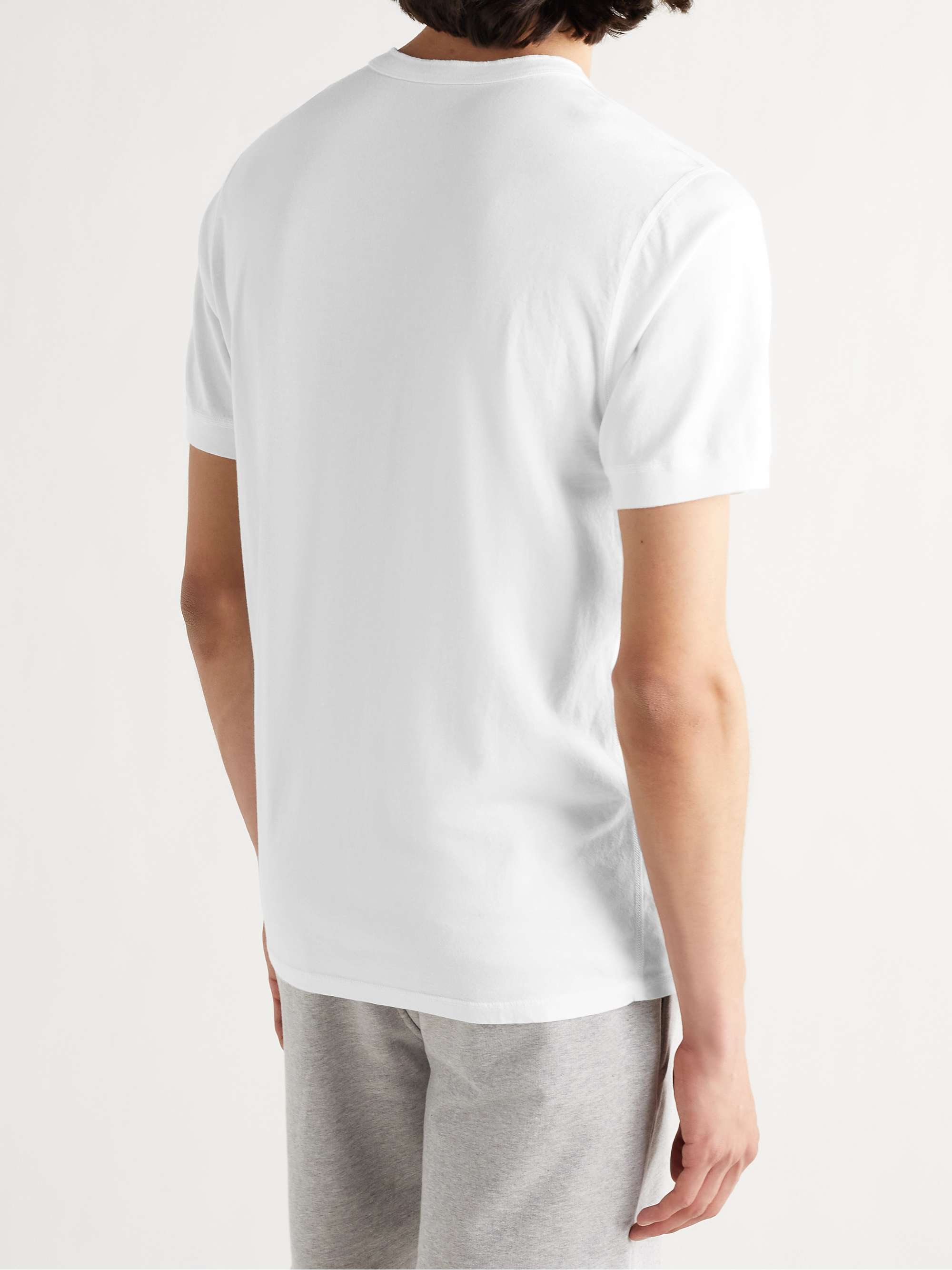 SAVE KHAKI UNITED Supima Cotton-Jersey Henley T-Shirt