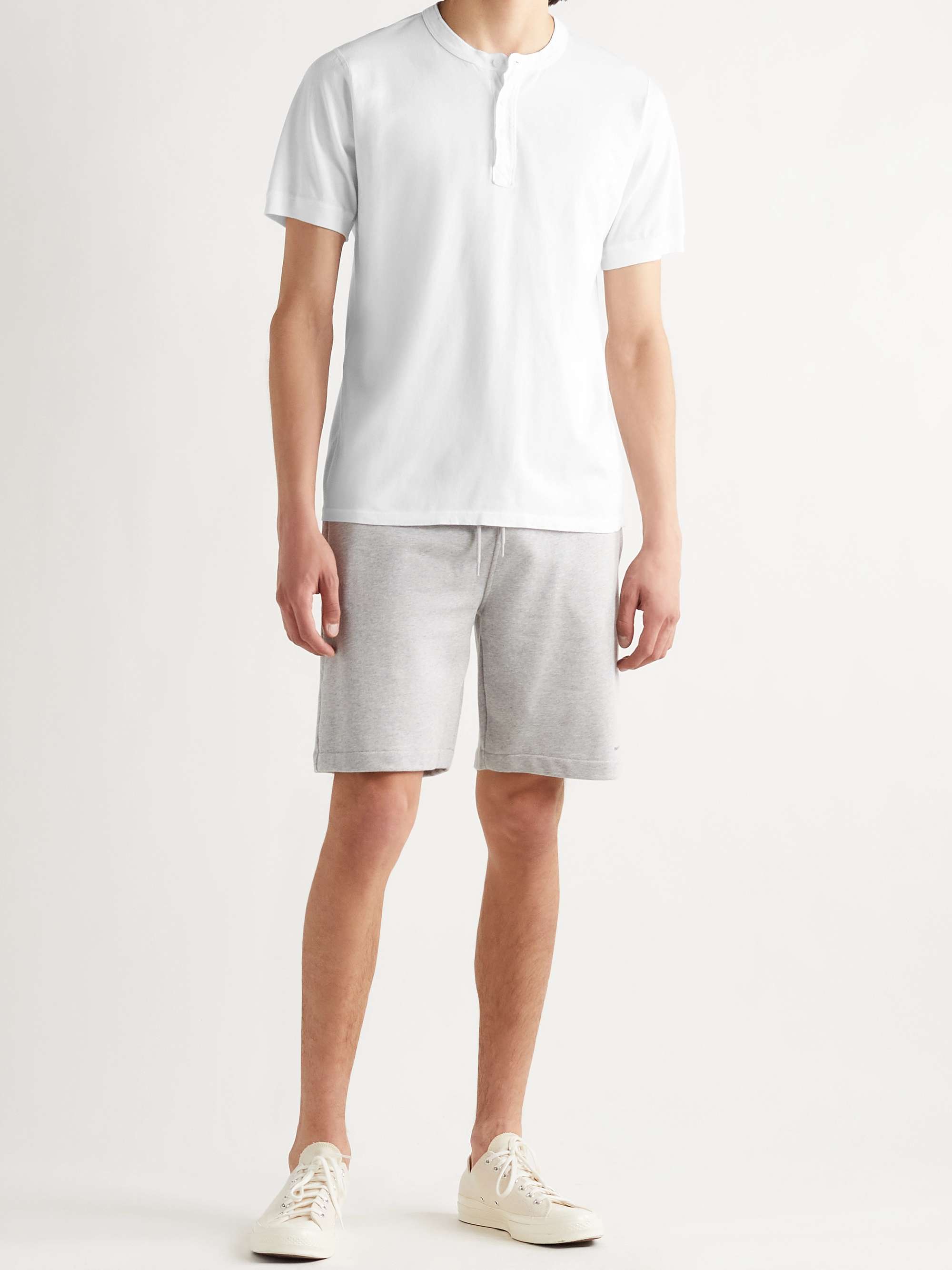 SAVE KHAKI UNITED Supima Cotton-Jersey Henley T-Shirt