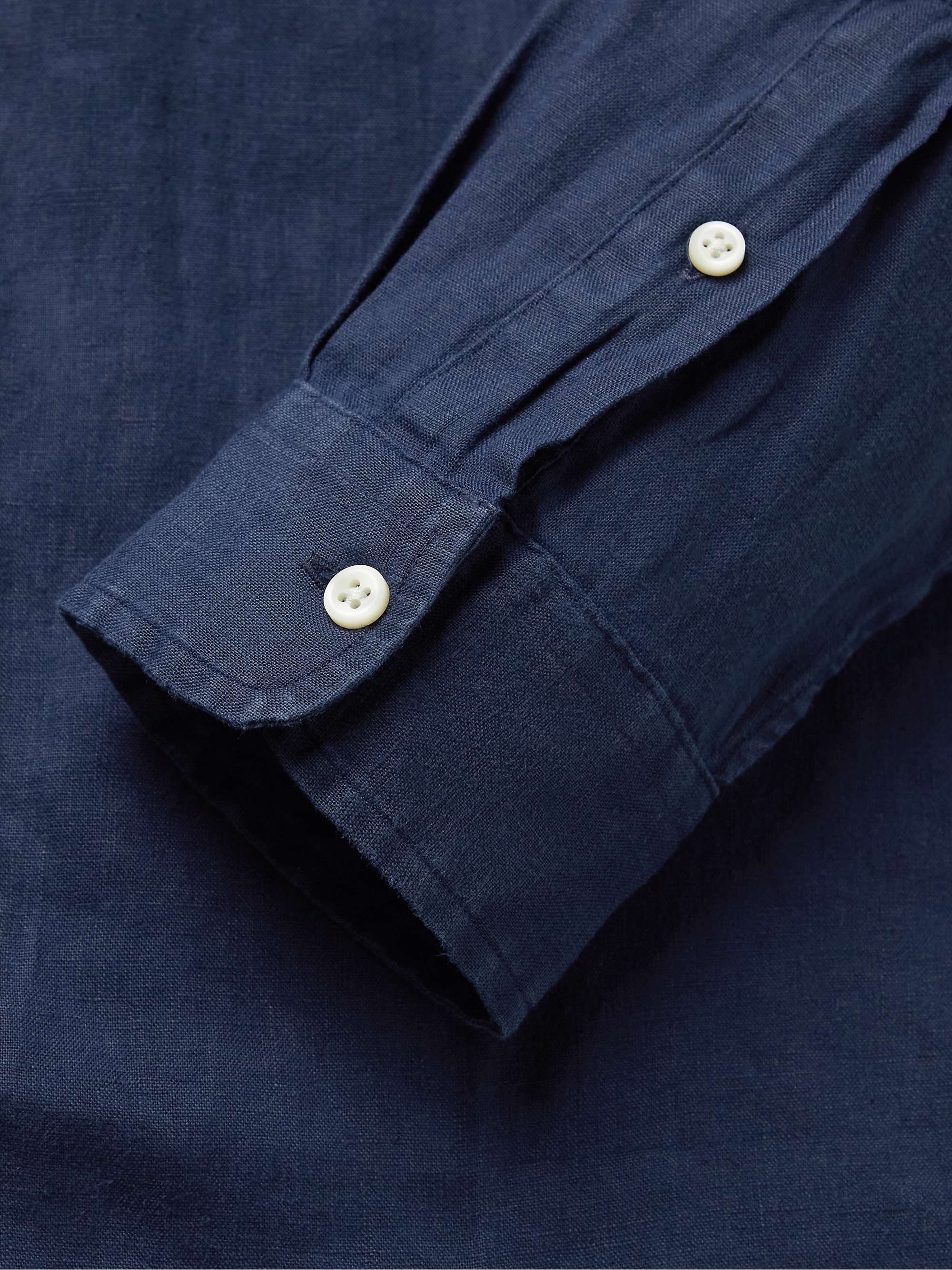 POLO RALPH LAUREN Slim-Fit Button-Down Collar Linen Shirt