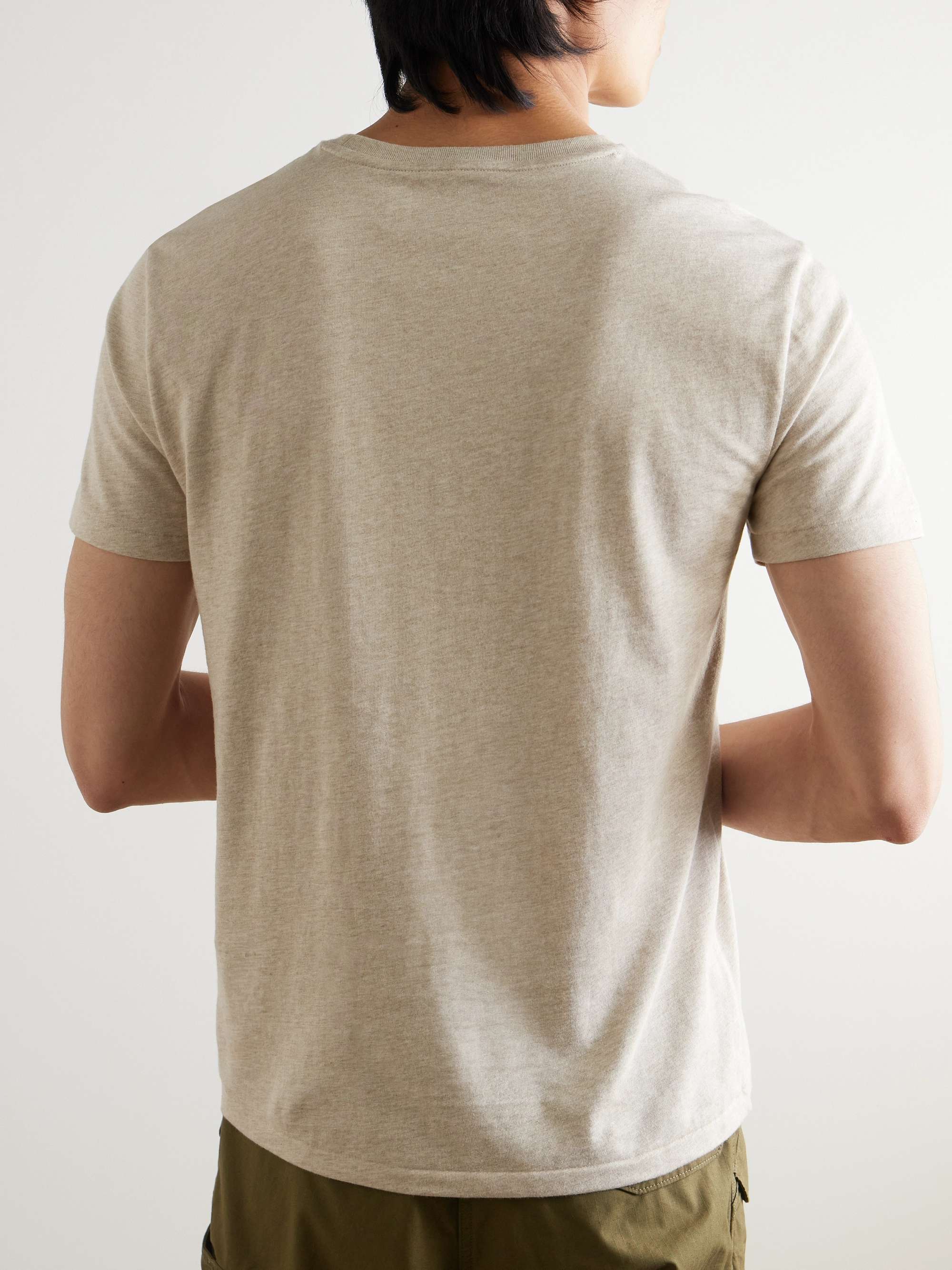 POLO RALPH LAUREN Slim-Fit Logo-Embroidered Cotton-Jersey T-Shirt