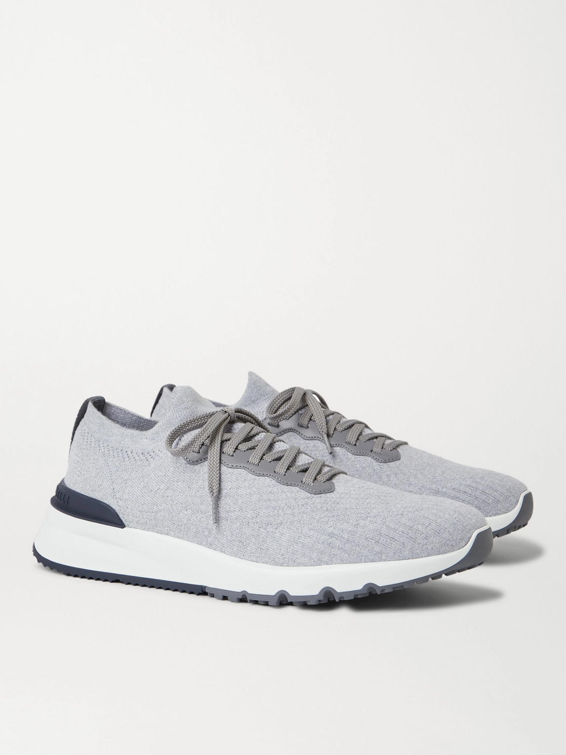 Brunello Cucinelli Sneakers Blacks And Greys In Gray