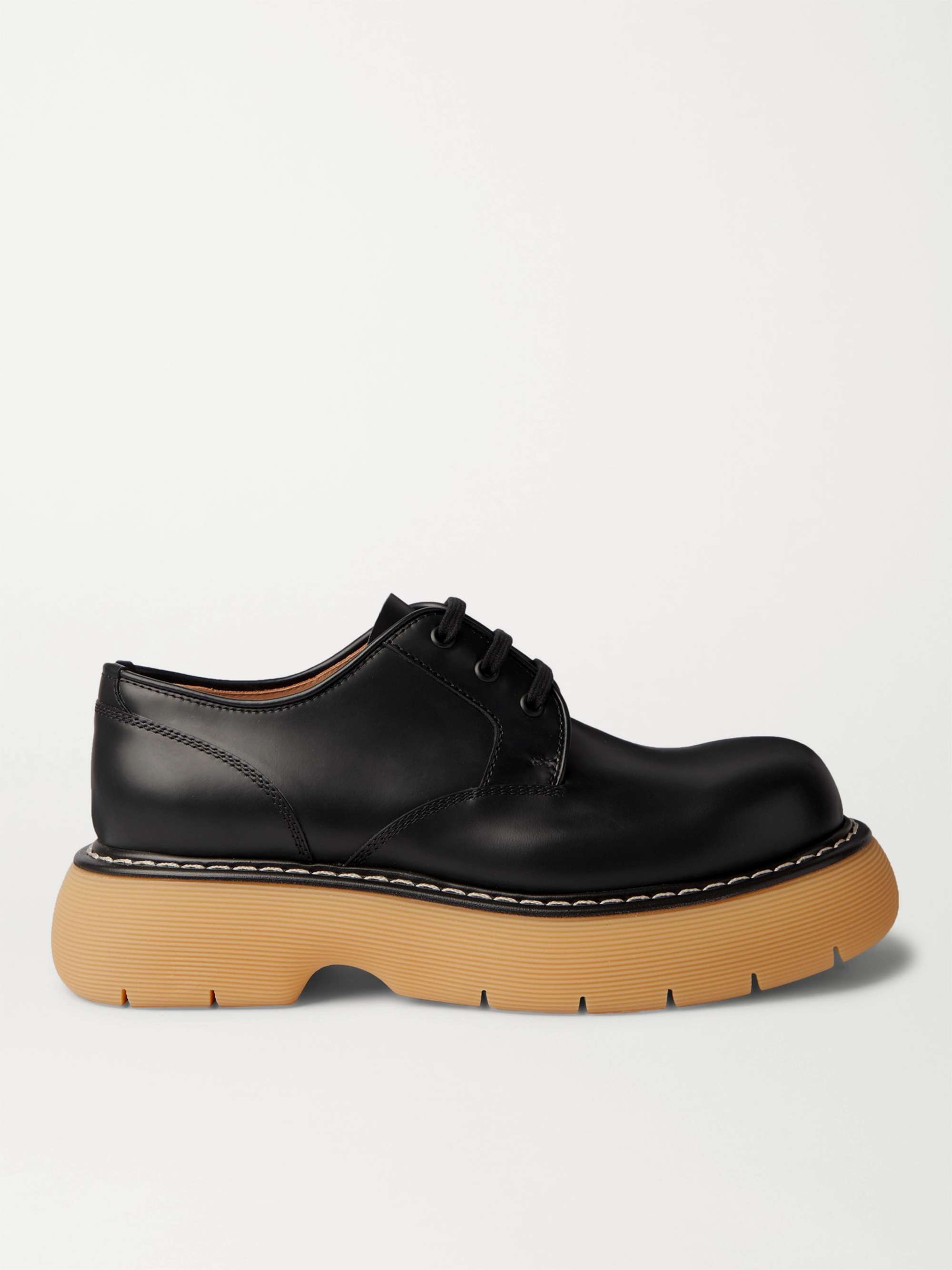 BOTTEGA VENETA The Bounce Leather Derby Shoes
