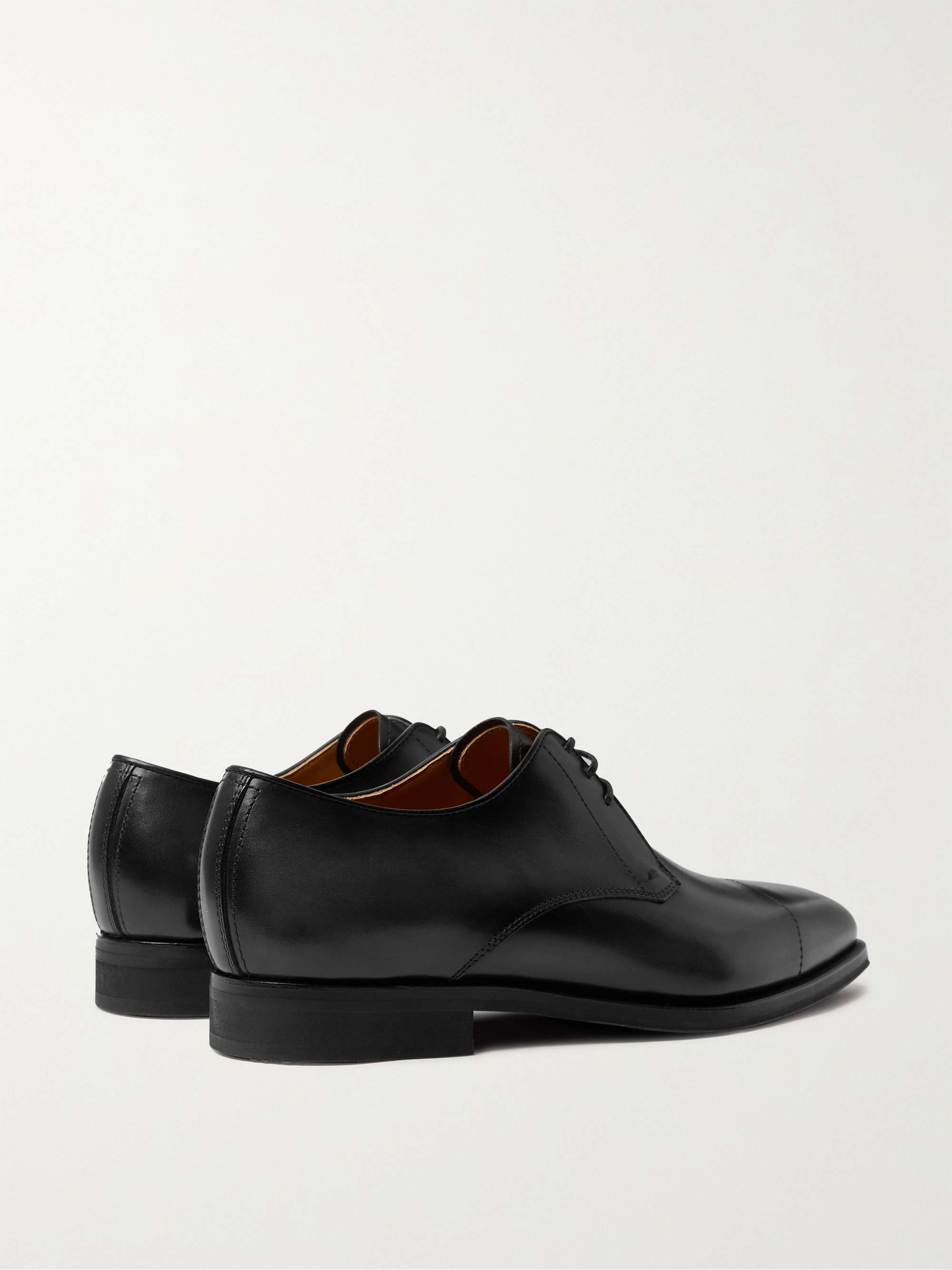 BERLUTI Cap-Toe Venezia Leather Derby Shoes