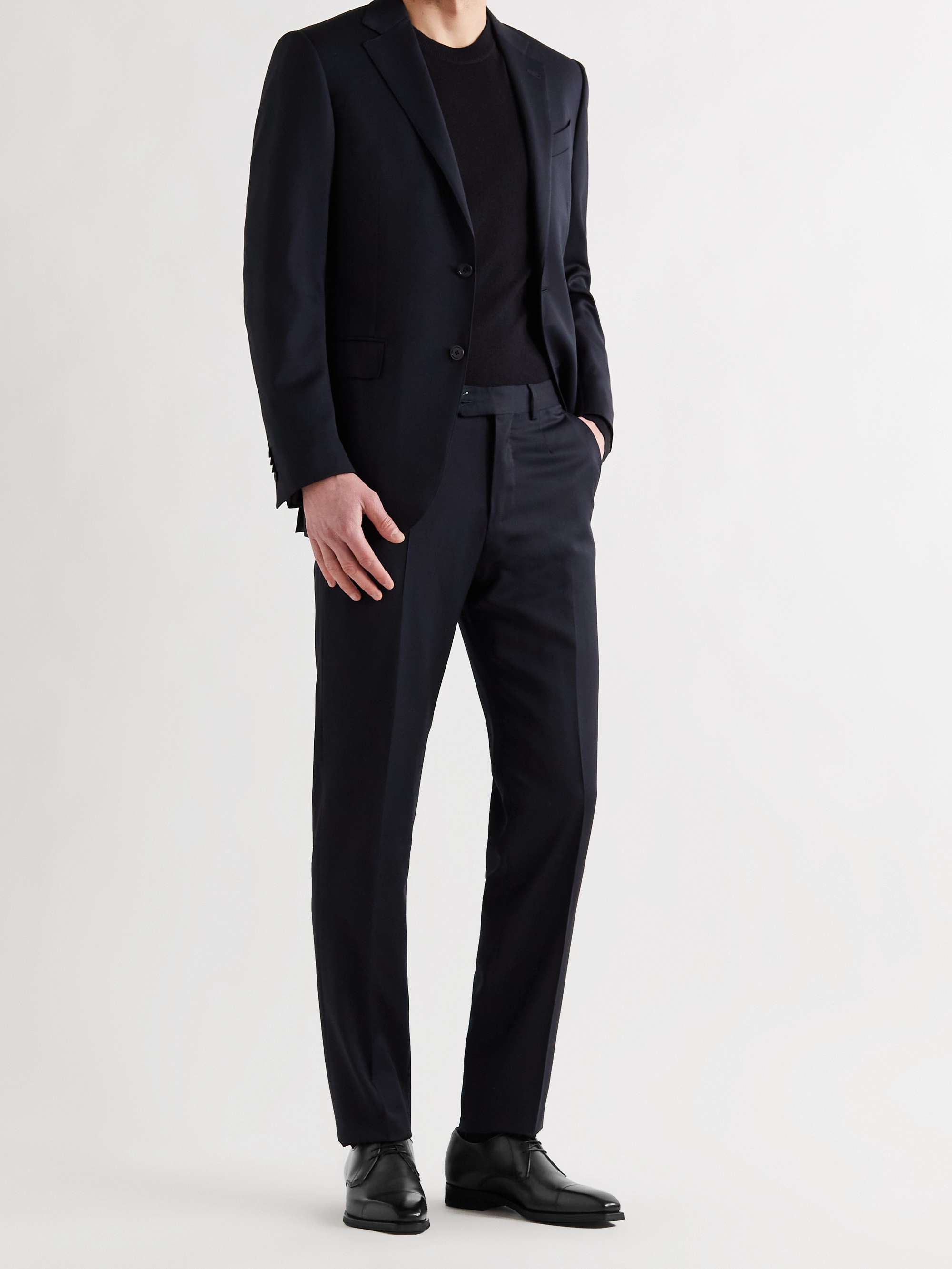 BERLUTI Cap-Toe Venezia Leather Derby Shoes
