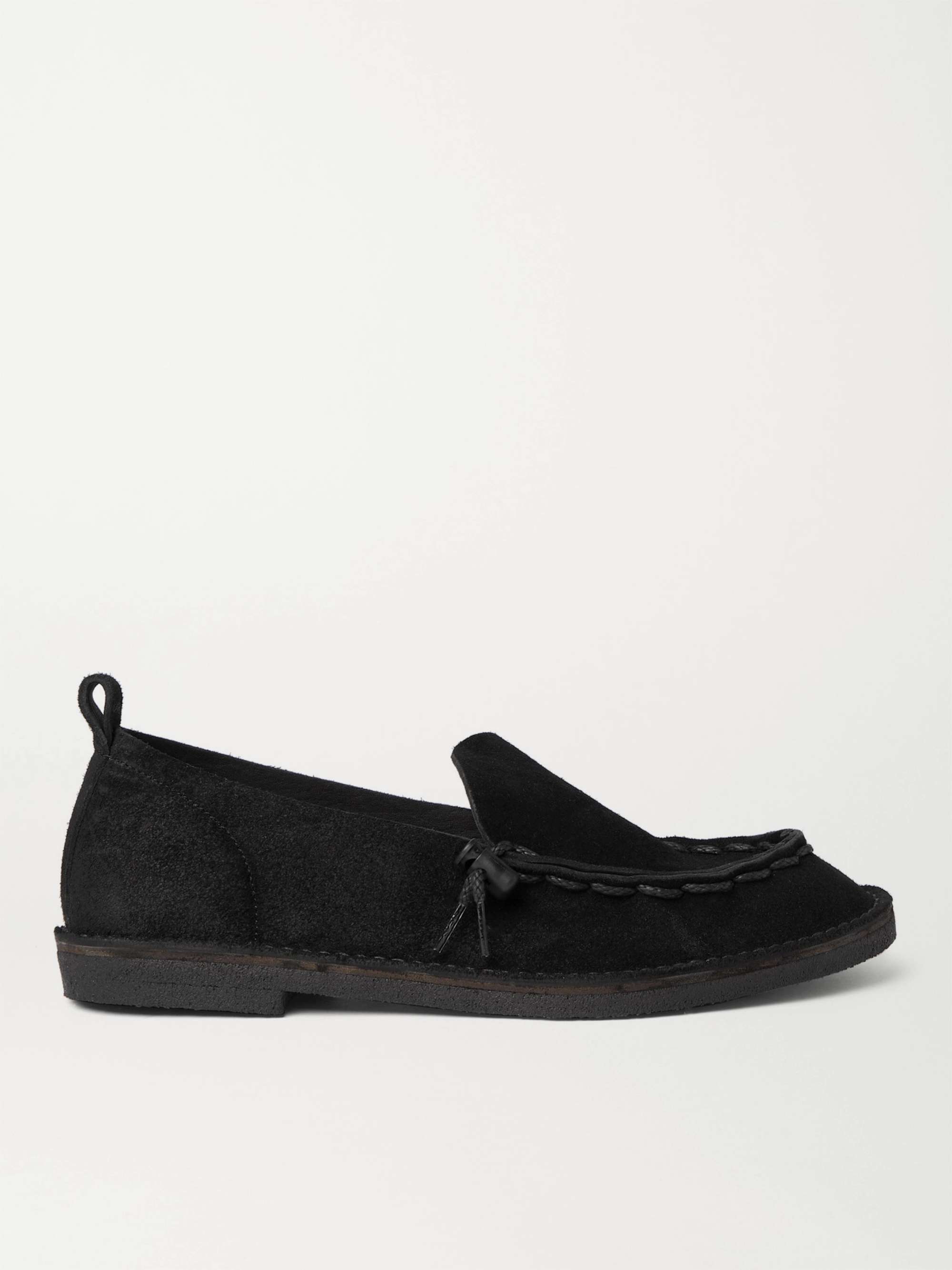 HENDER SCHEME Self Lace Mocca Suede Loafers for Men | MR PORTER