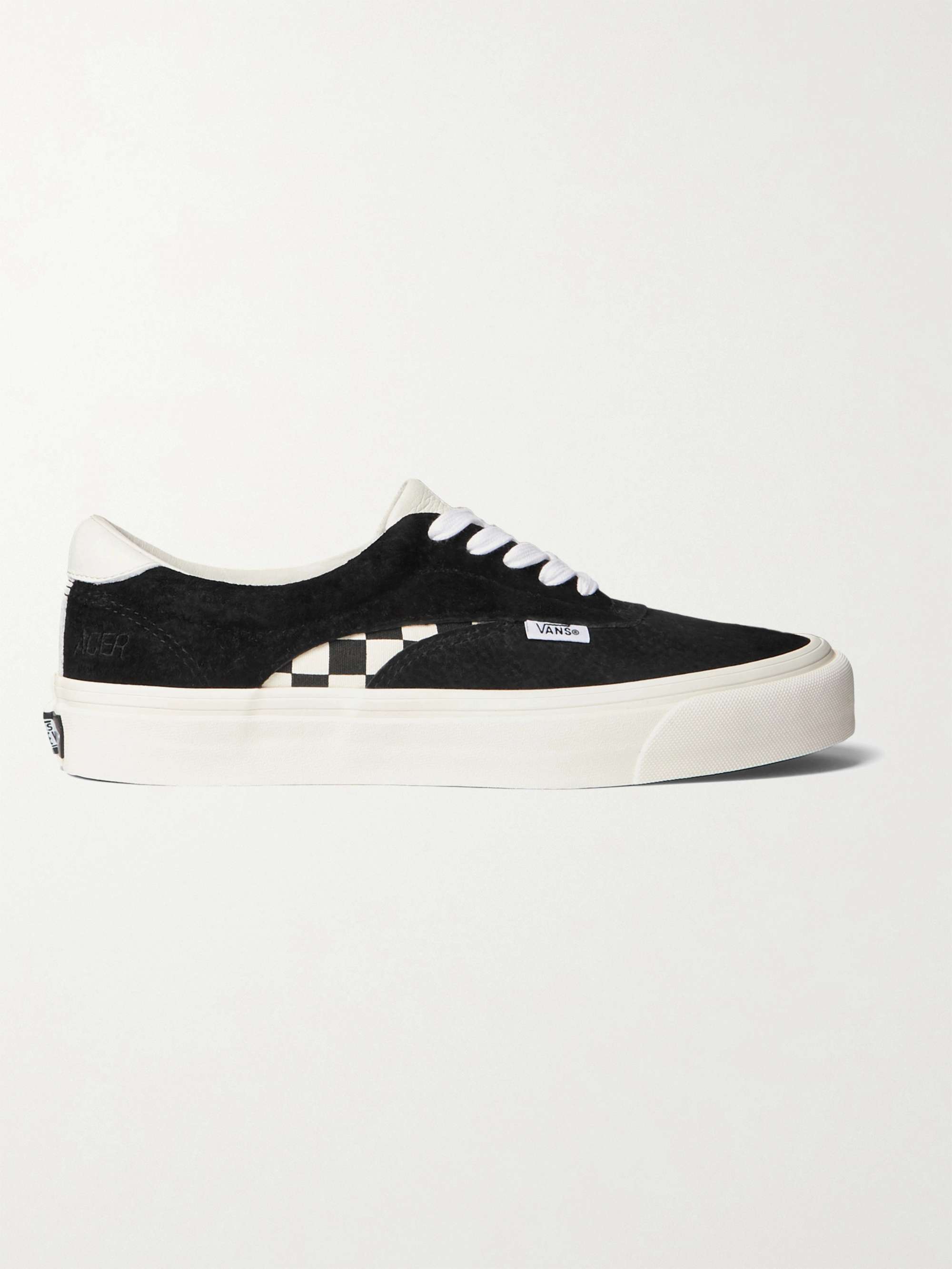 VANS Staple UA Acer NI SP Leather and Canvas-Trimmed Suede Sneakers