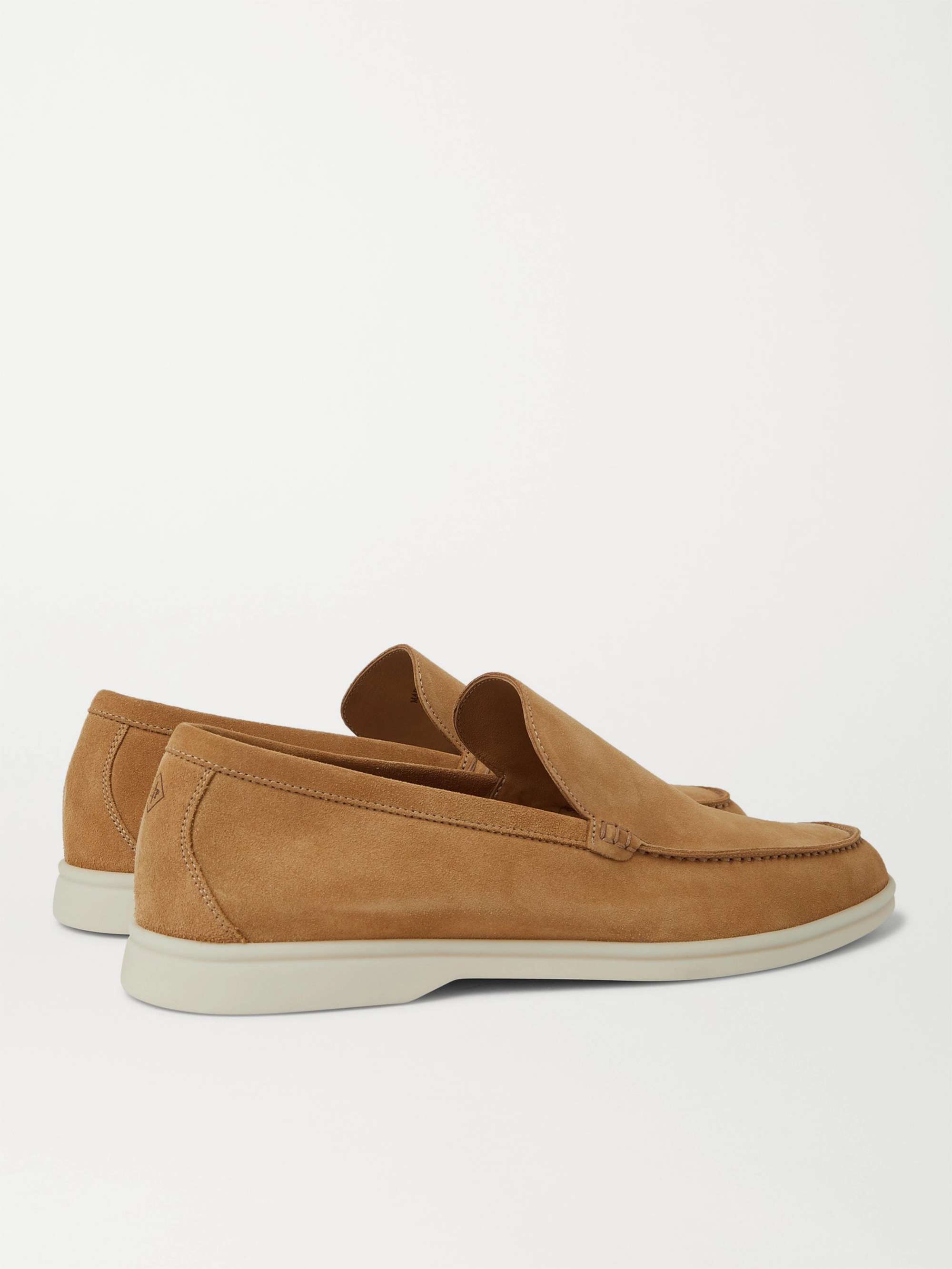 LORO PIANA Summer Walk Suede Loafers