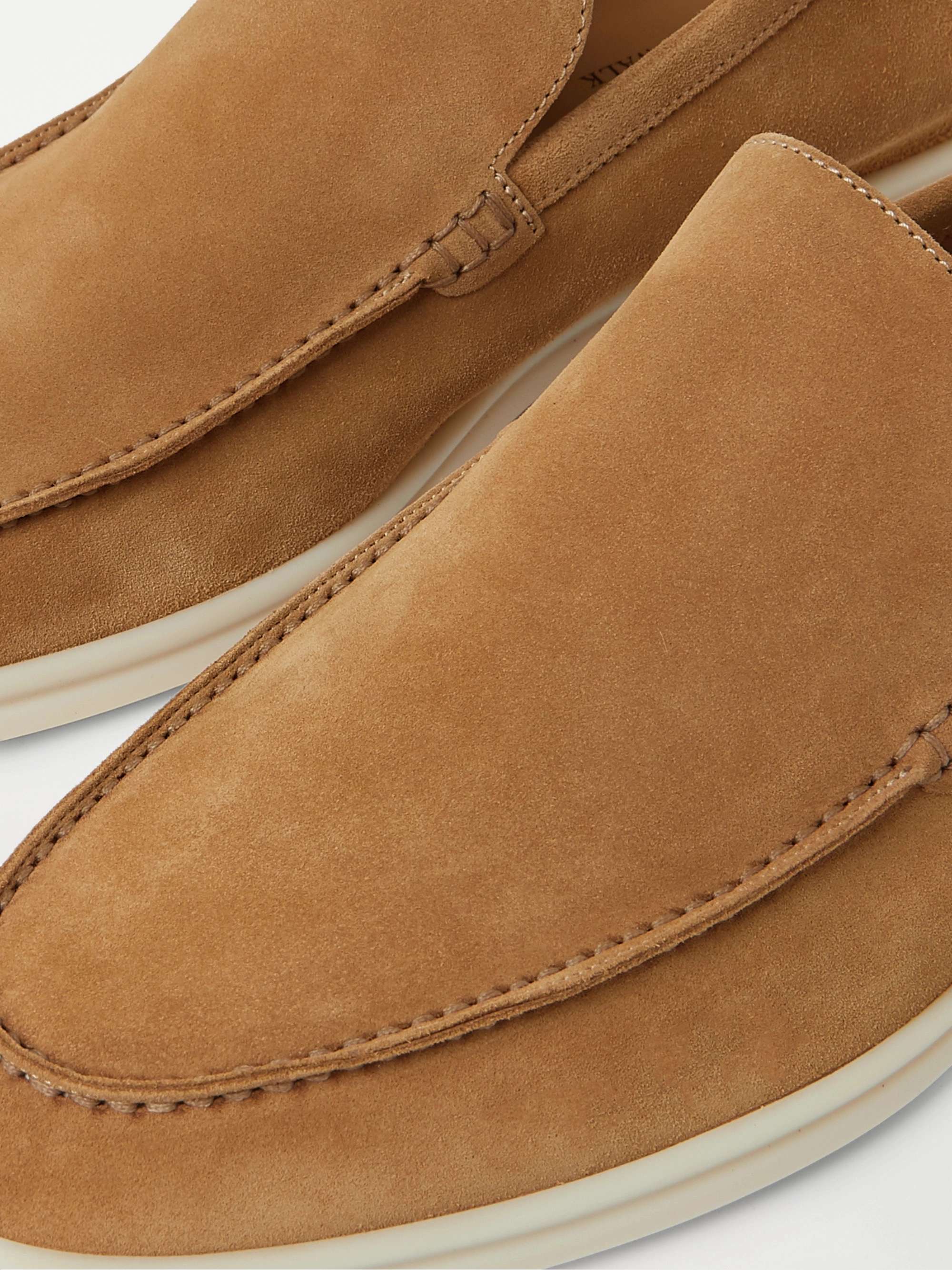 LORO PIANA Summer Walk Suede Loafers