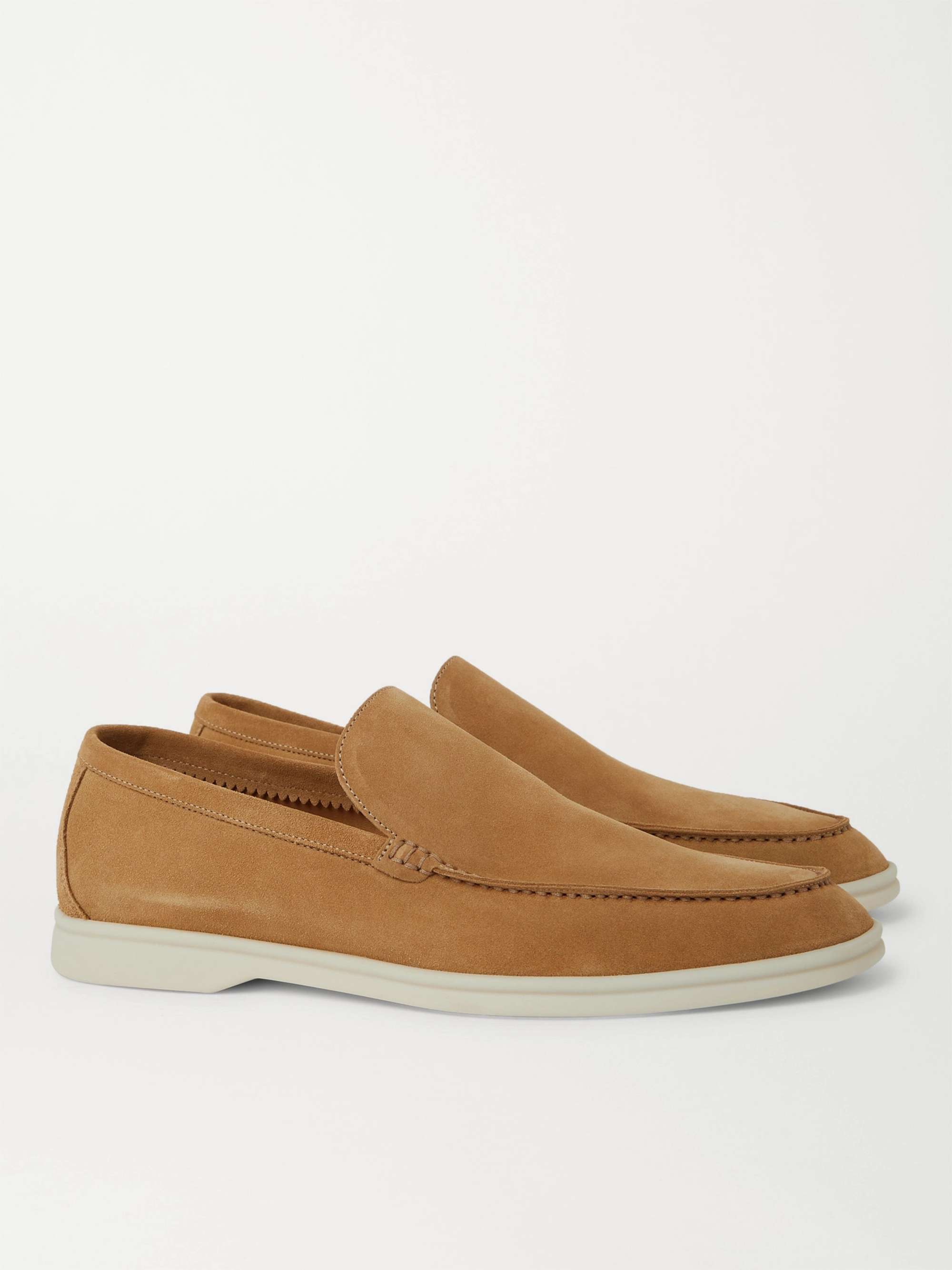 LORO PIANA Summer Walk Suede Loafers