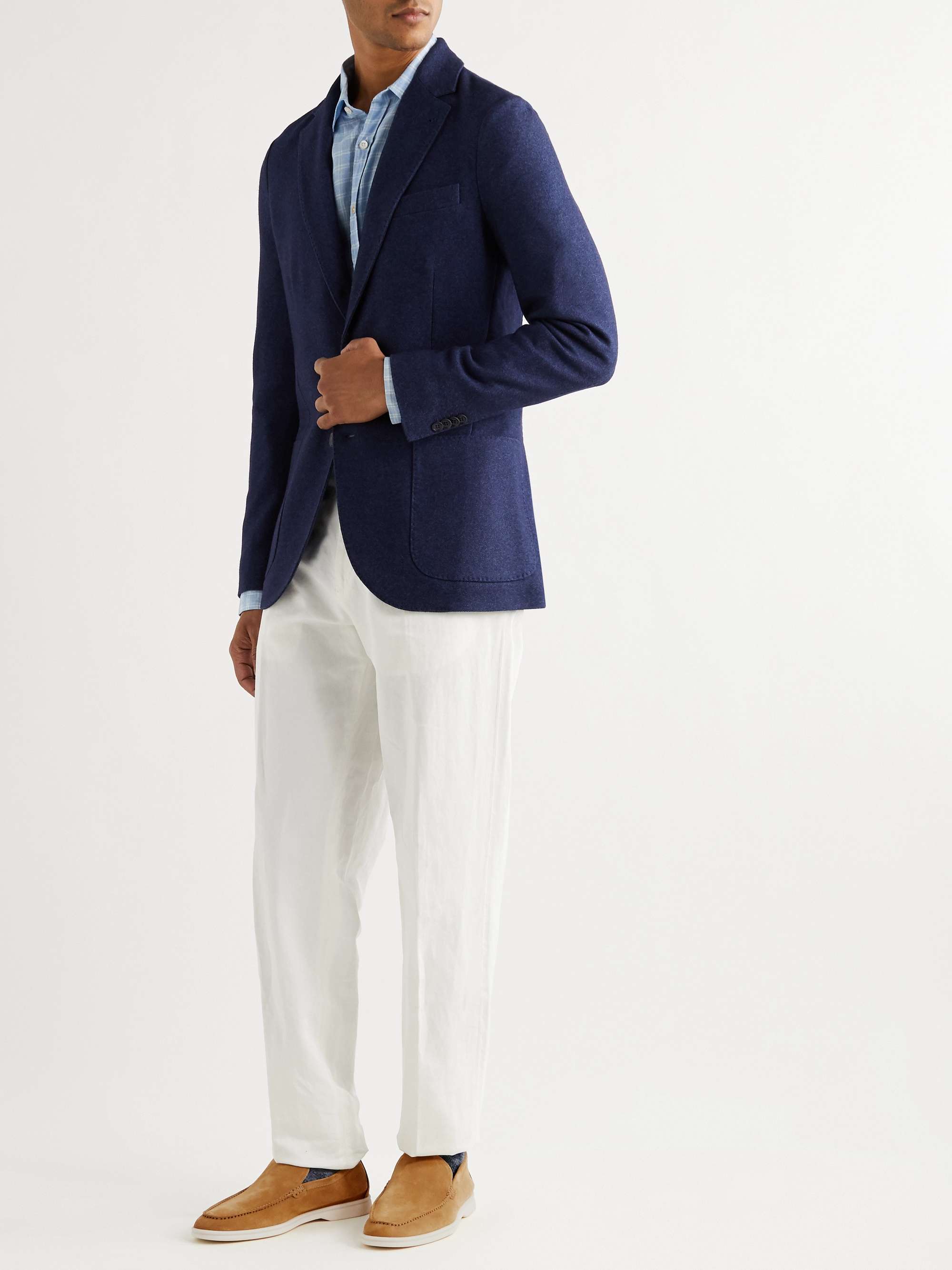 LORO PIANA Summer Walk Suede Loafers