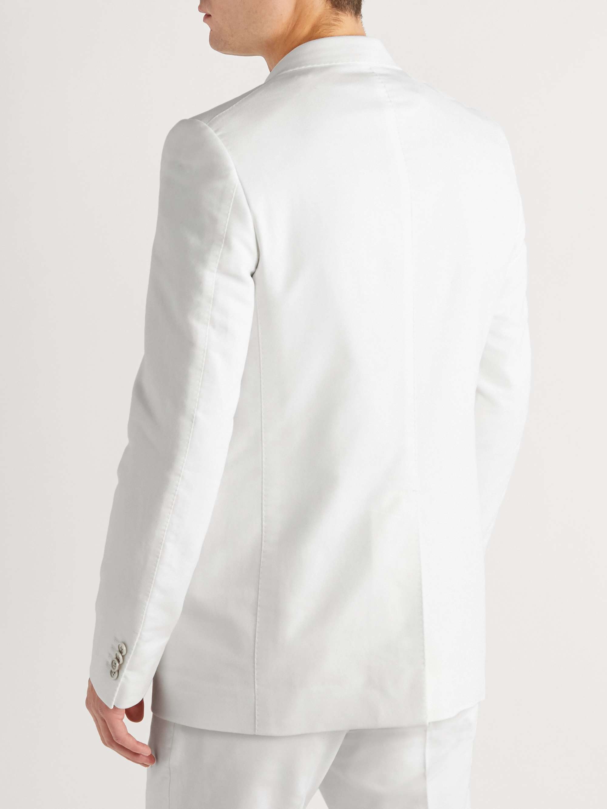 ALDOMARIACAMILLO Cotton-Moleskin Suit Jacket