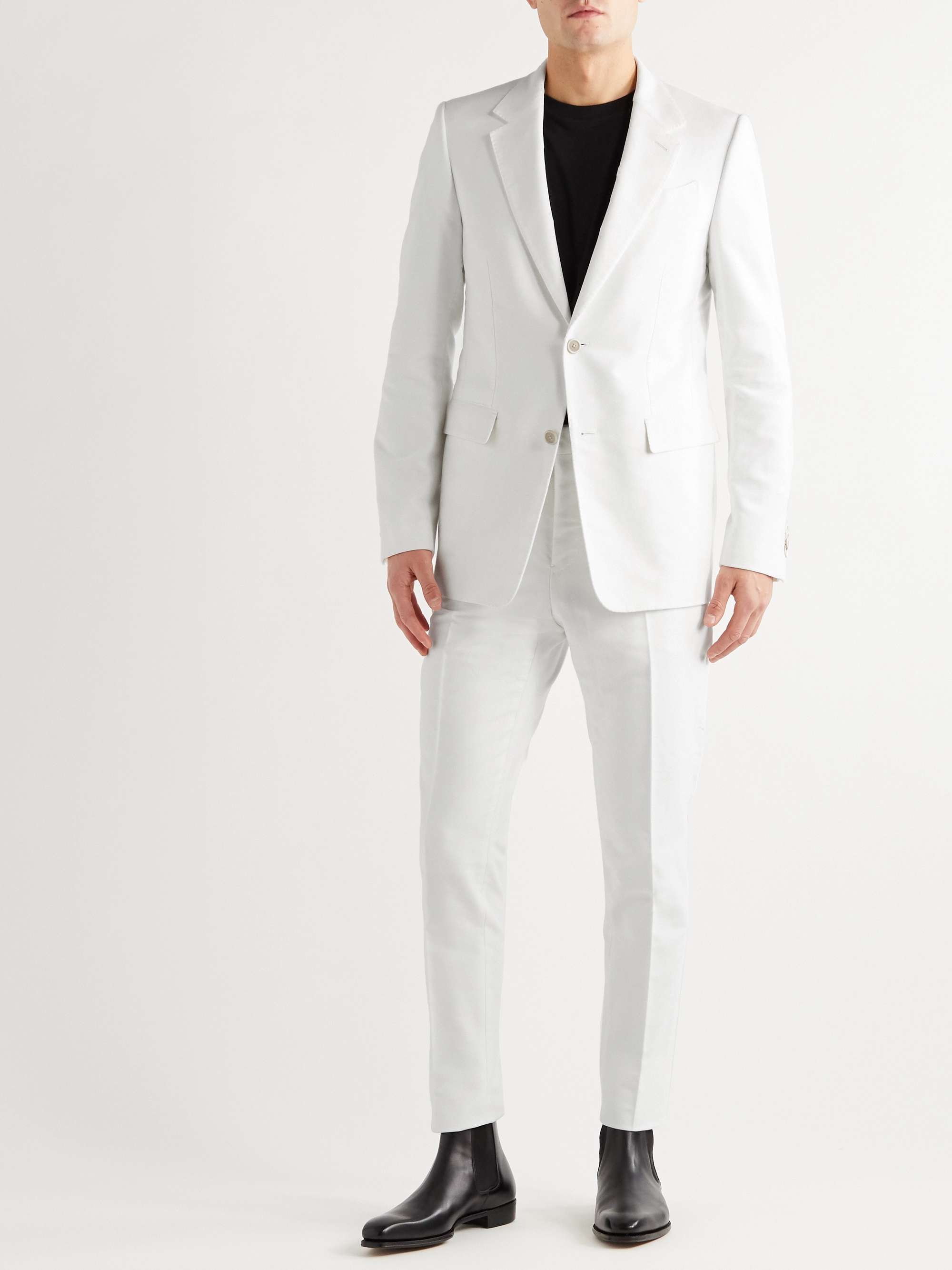 ALDOMARIACAMILLO Cotton-Moleskin Suit Jacket