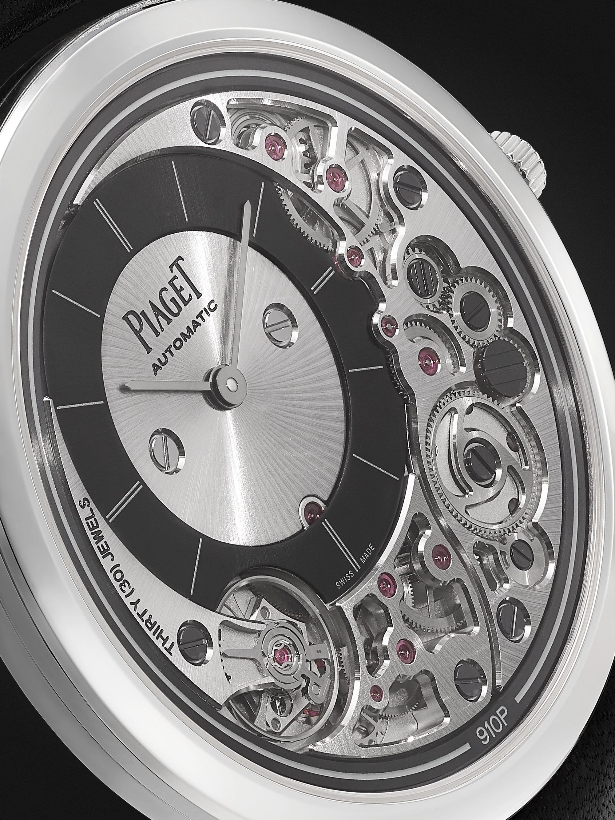 PIAGET Altiplano Ultimate Automatic 41mm 18-Karat White Gold and Leather Watch, Ref. No. G0A43121