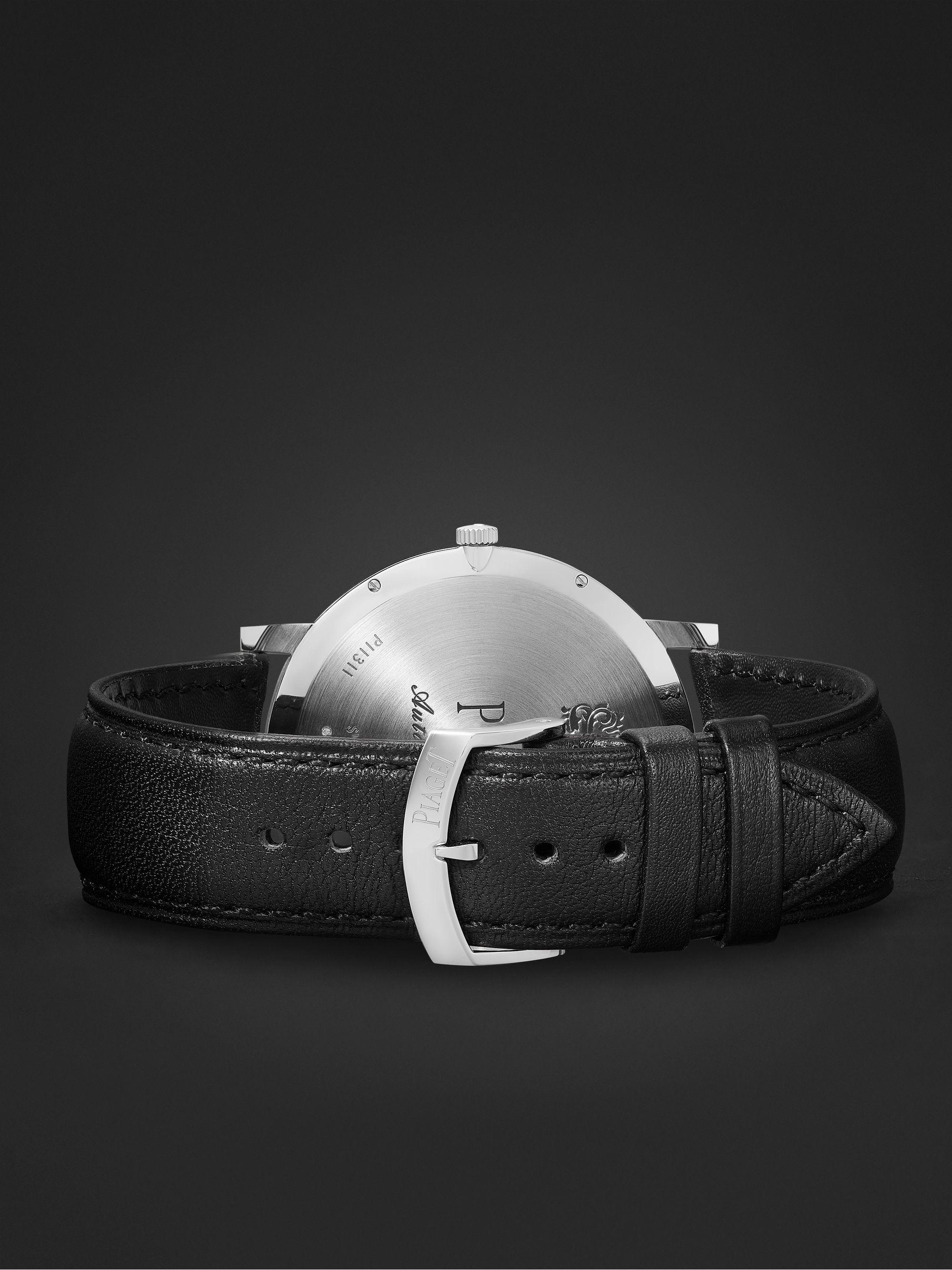 PIAGET Altiplano Ultimate Automatic 41mm 18-Karat White Gold and Leather Watch, Ref. No. G0A43121