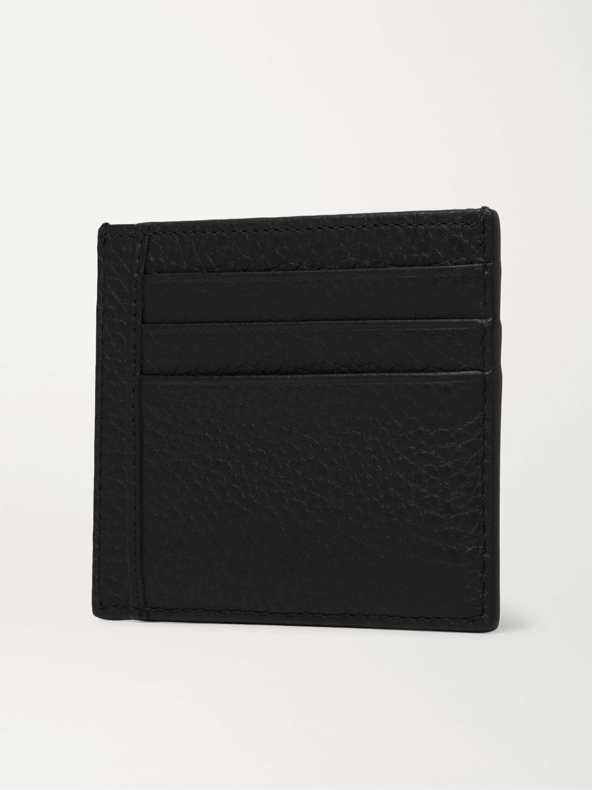 HUGO BOSS Crosstown Full-Grain Leather Cardholder
