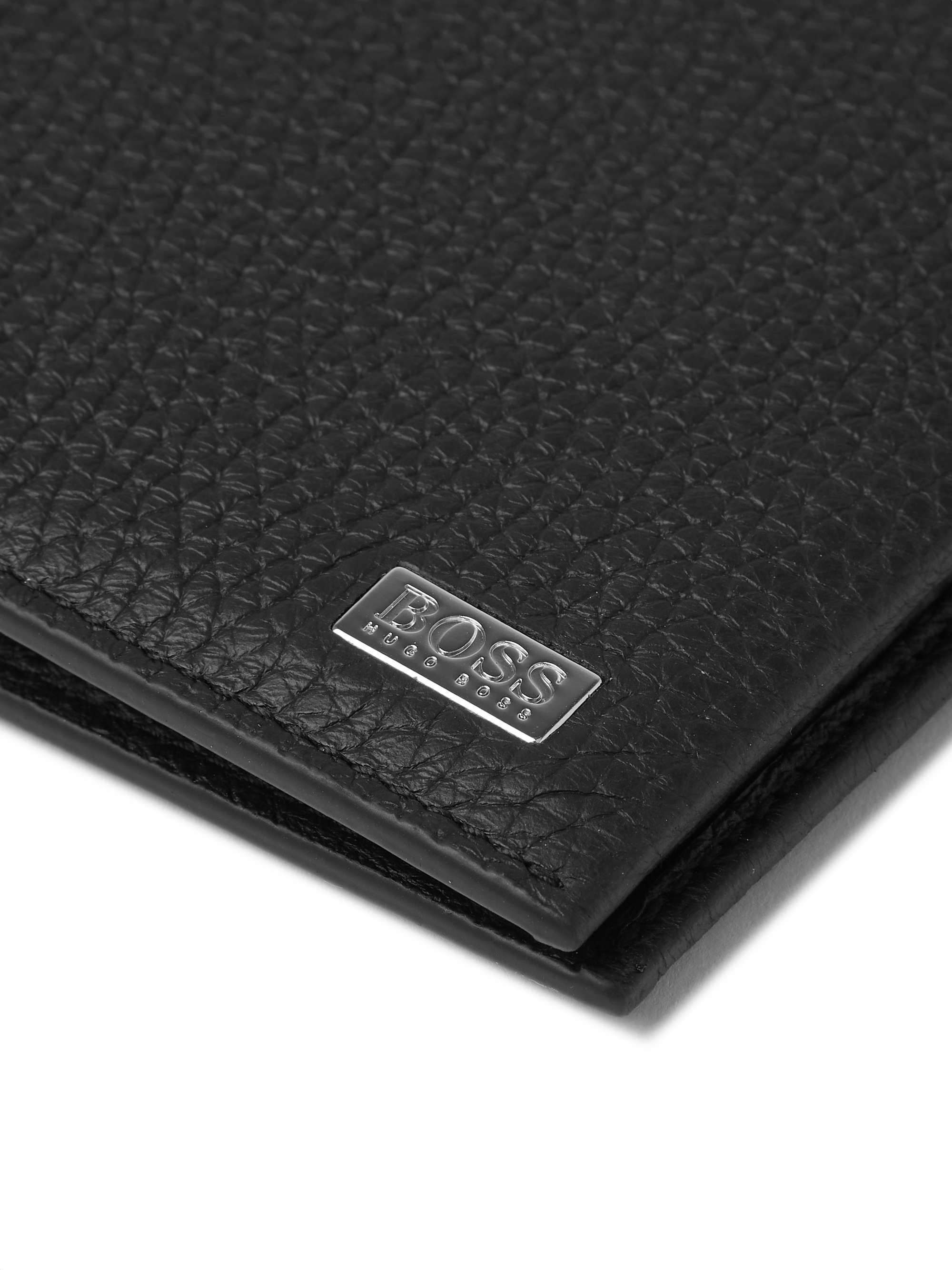 HUGO BOSS Full-Grain Leather Billfold Wallet