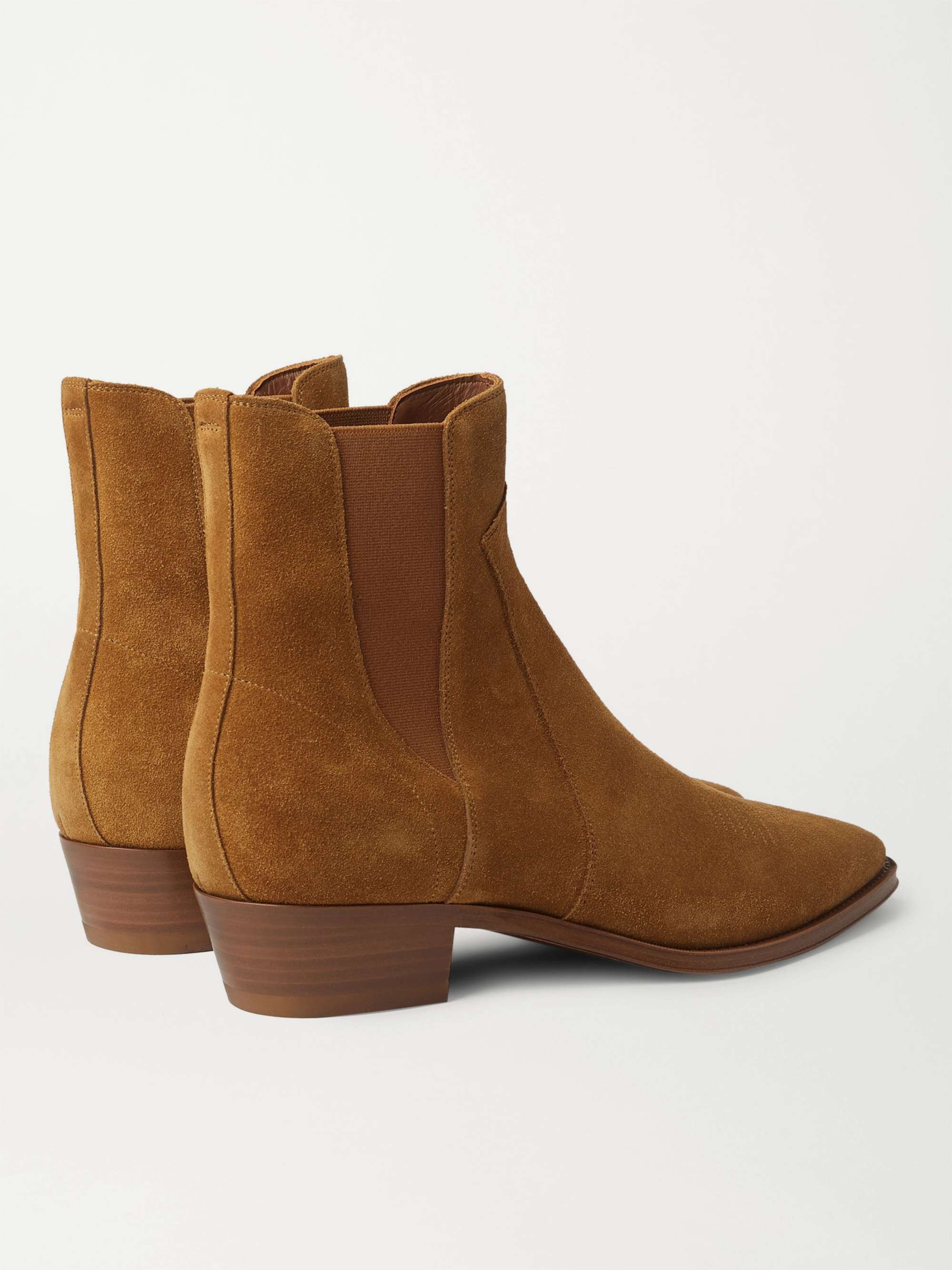 CELINE HOMME Suede Chelsea Boots