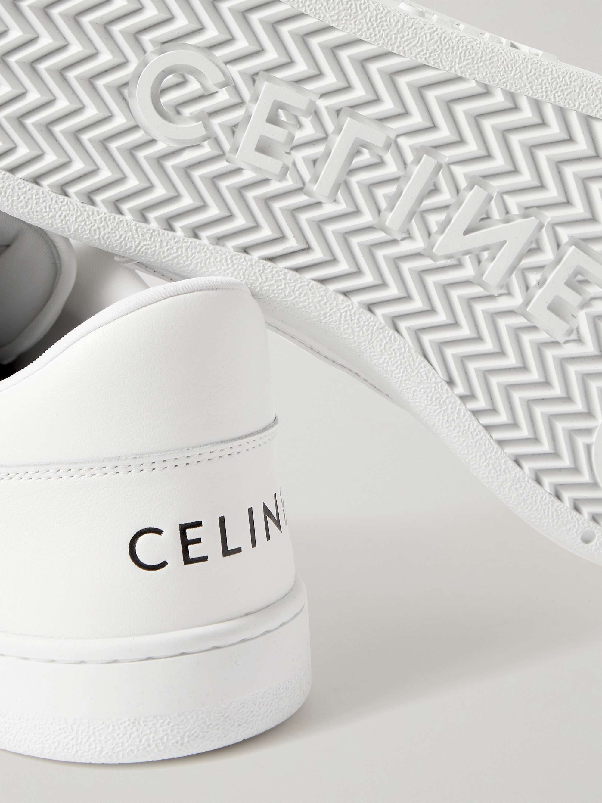 CELINE HOMME Perforated Leather Sneakers