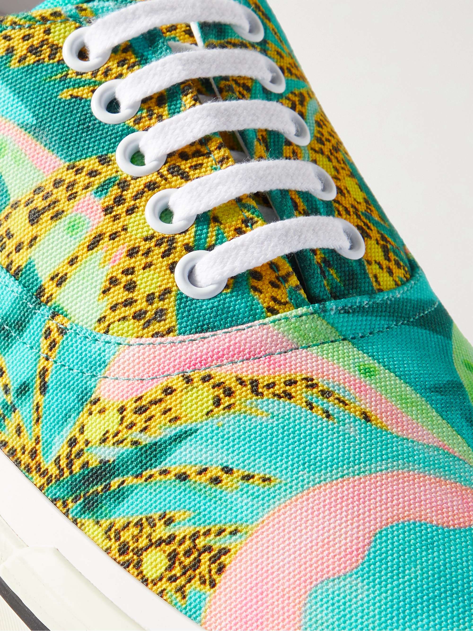 CELINE Elliot Printed Canvas Sneakers