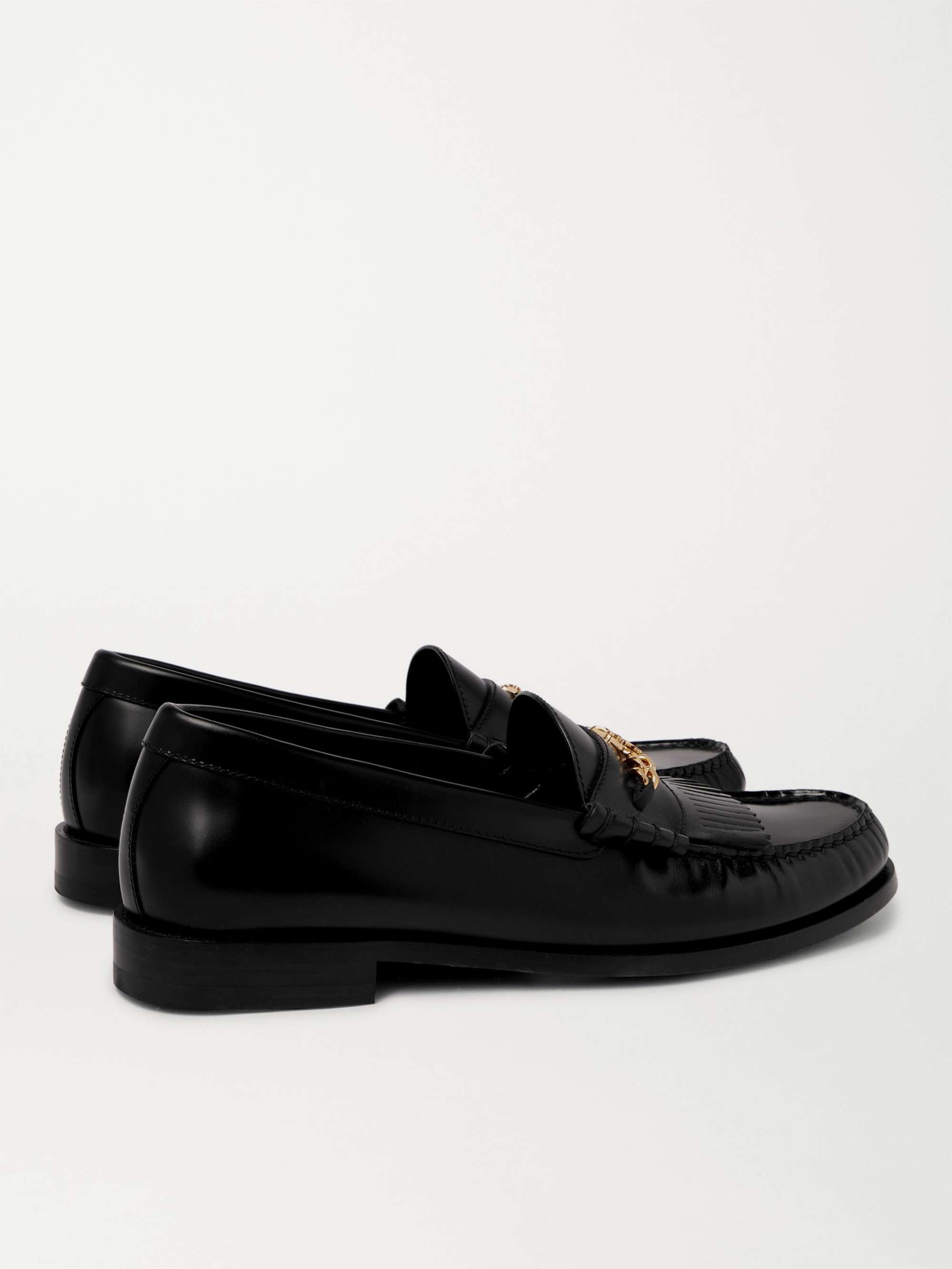 CELINE HOMME Leather Penny Loafers