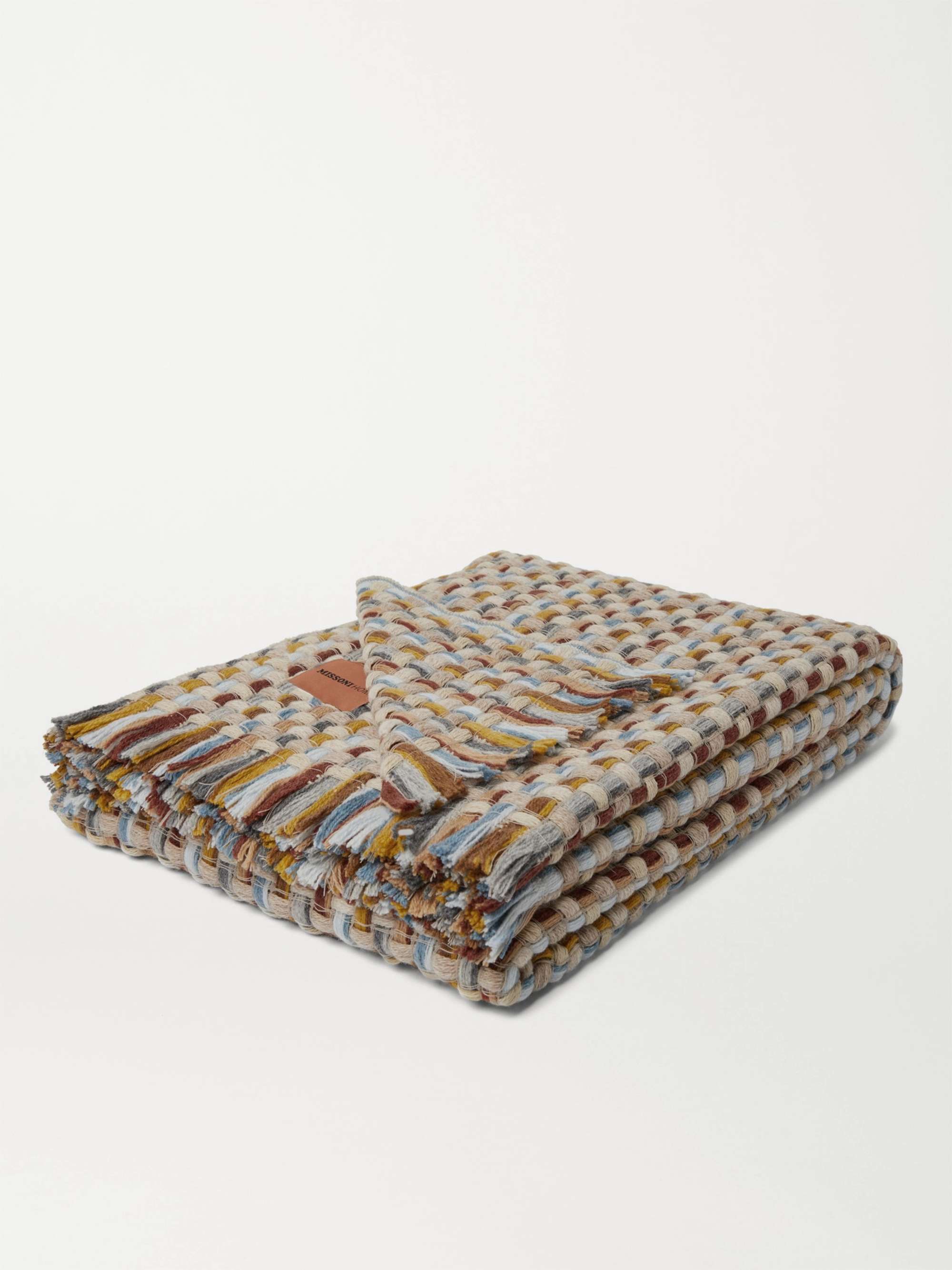 MISSONI HOME Humbert Fringed Wool-Blend Throw
