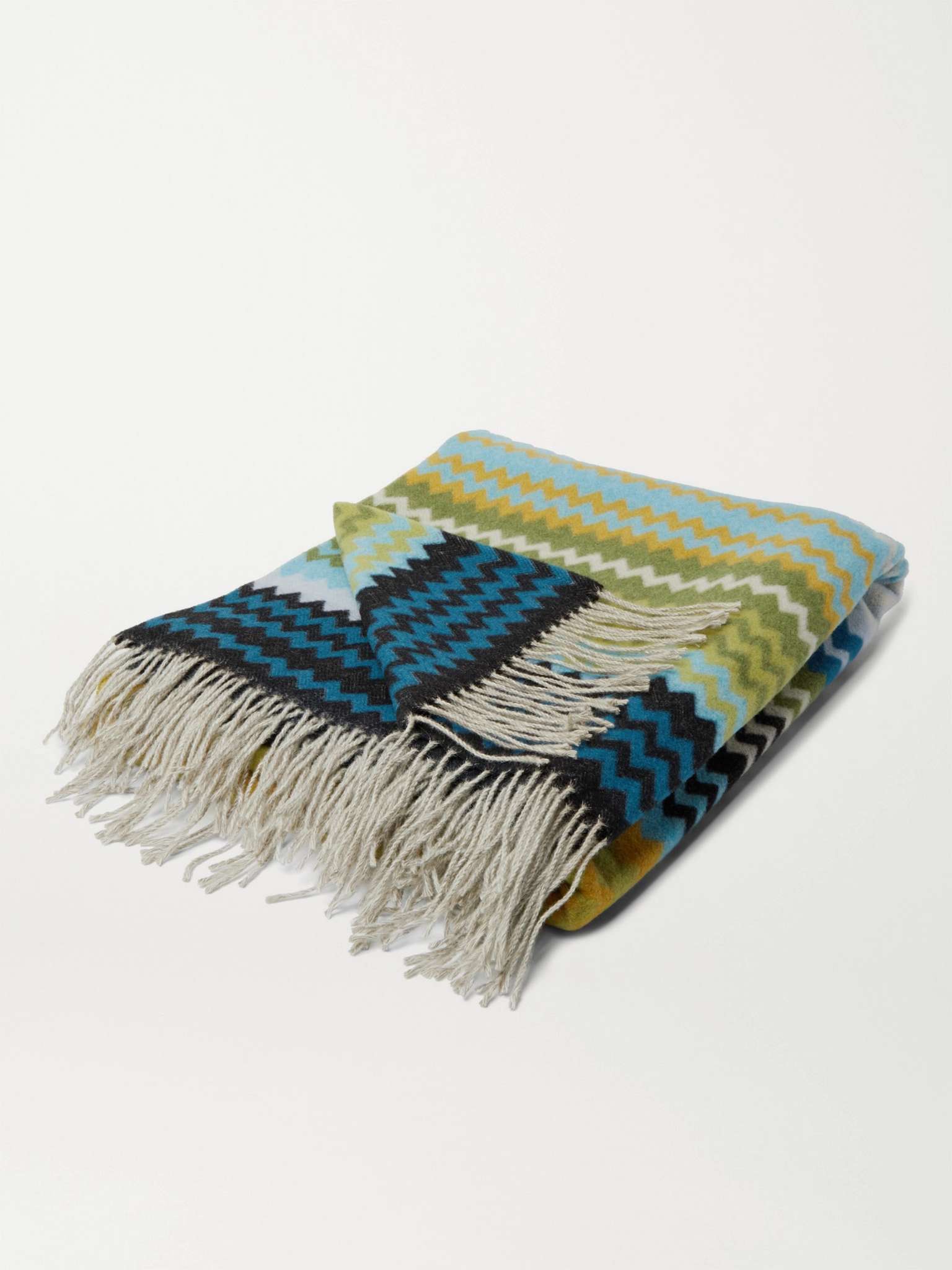 MISSONI HOME Humbert Fringed WoolBlend Throw for Men MR PORTER