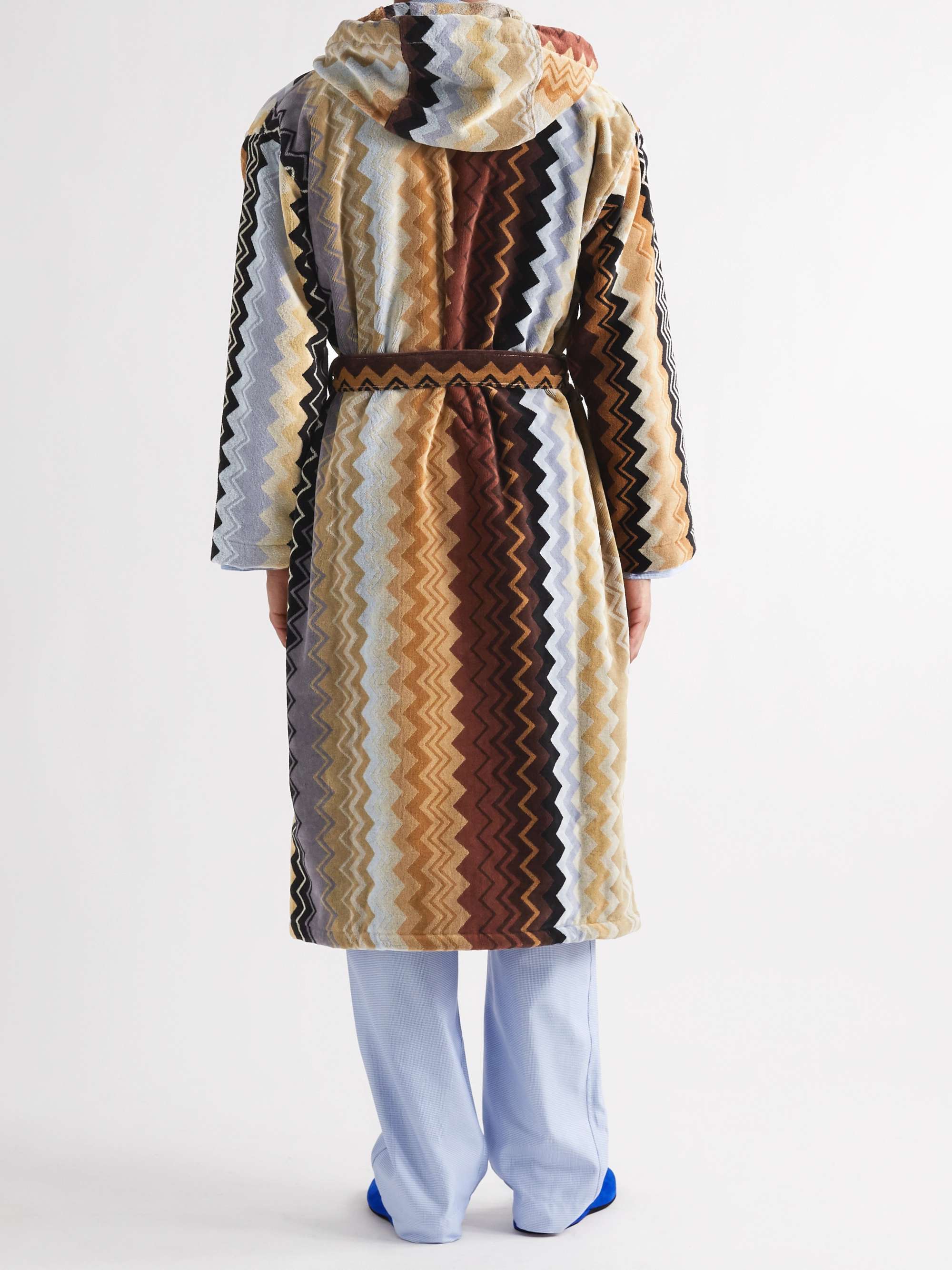 MISSONI HOME CottonTerry Hooded Robe for Men MR PORTER