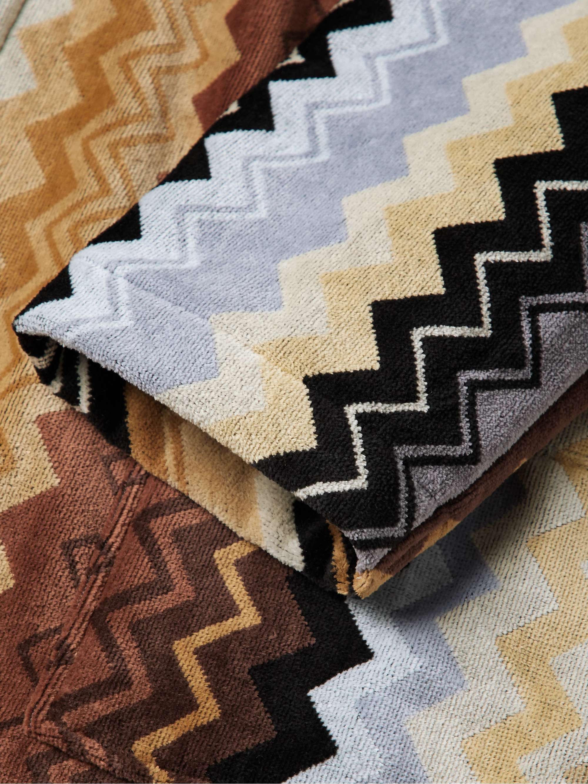 MISSONI HOME CottonTerry Hooded Robe for Men MR PORTER