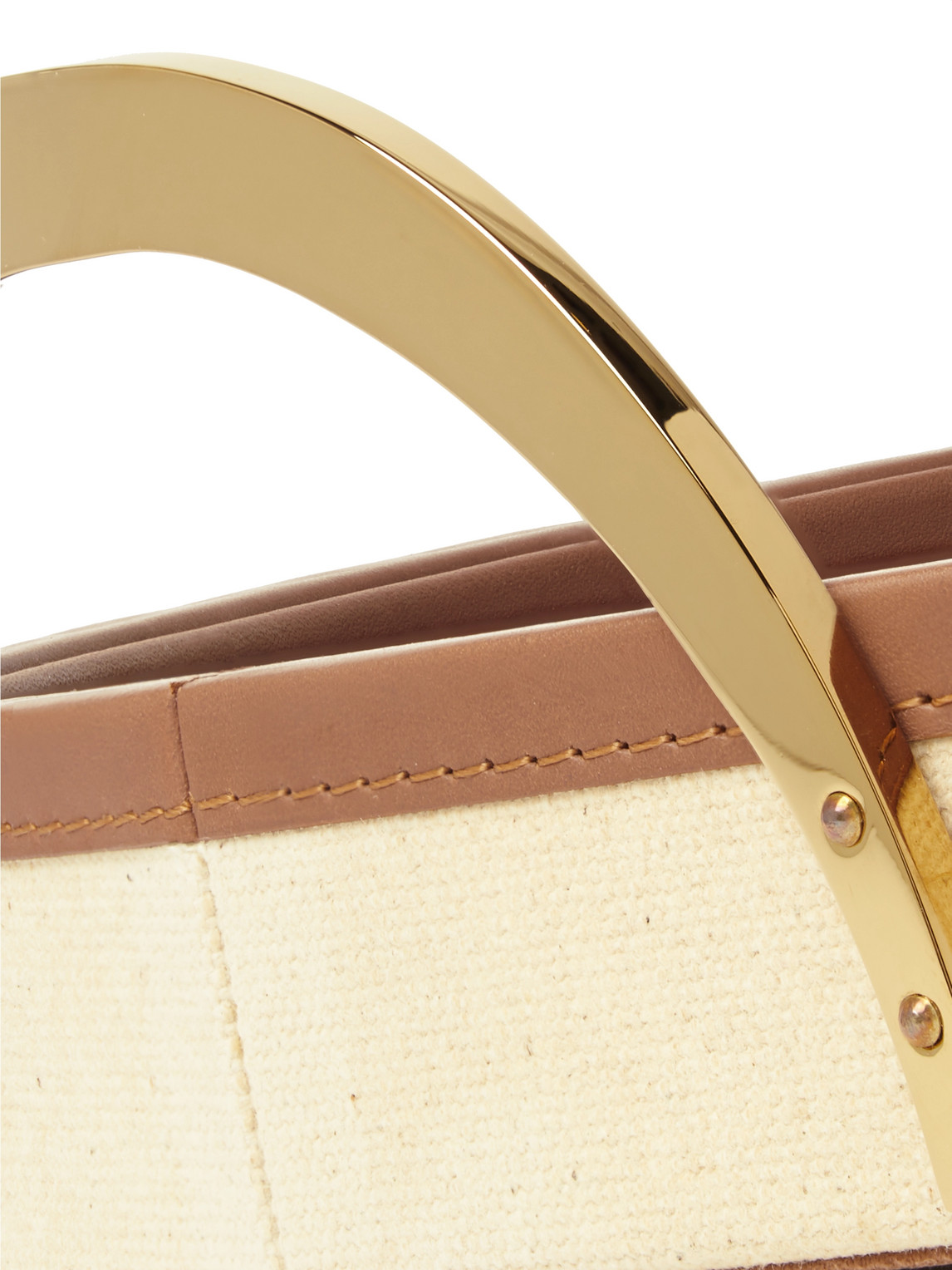  Ralph Lauren Home - Garrett Canvas, Leather And Brass Tray - Men - Neutrals 