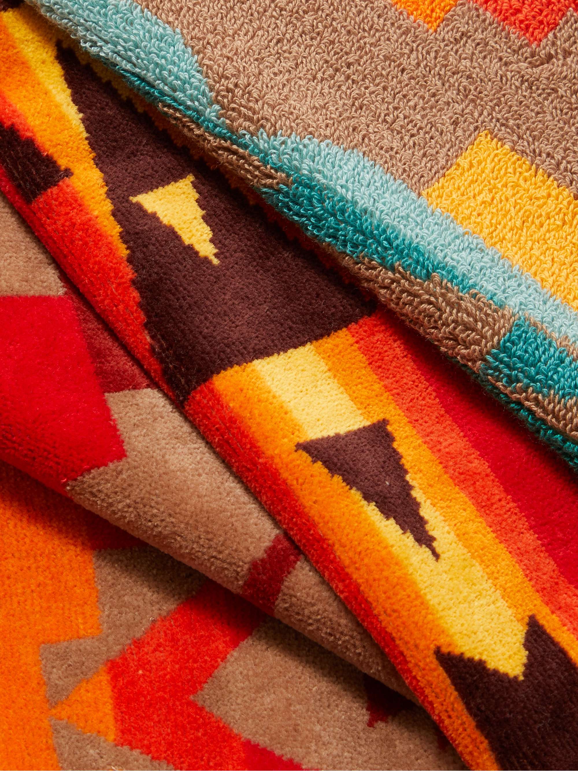 PENDLETON Cotton-Terry Jacquard Beach Towel