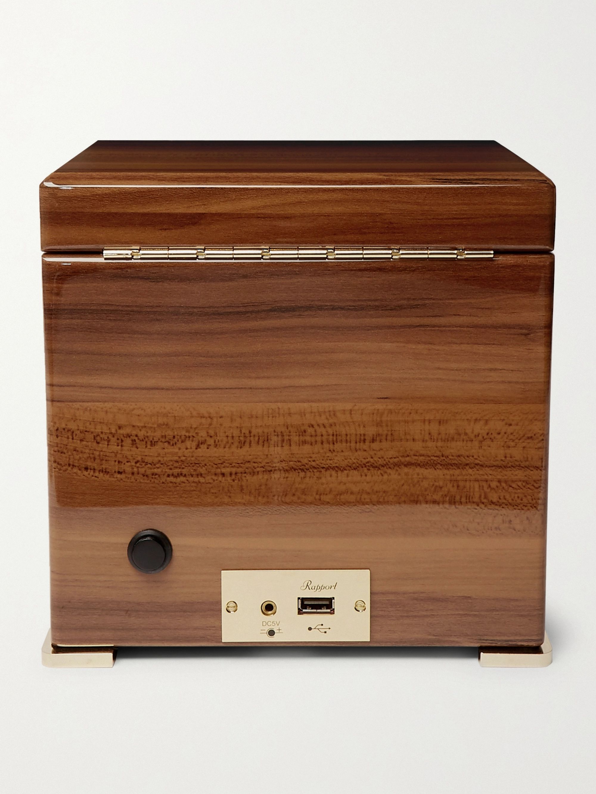 RAPPORT LONDON Perpetua III Lacquered Walnut Watch Winder