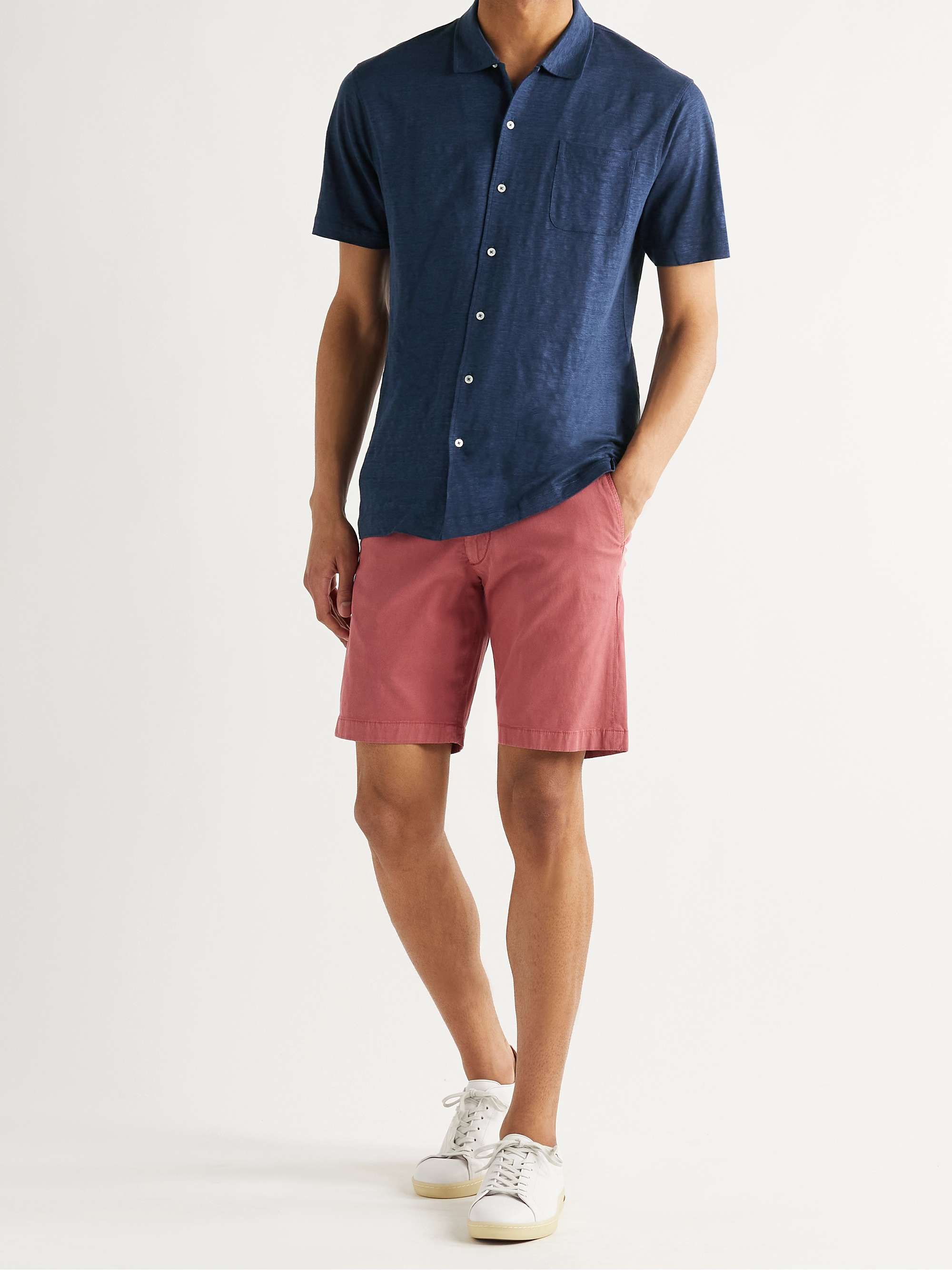 PETER MILLAR Starboard Slub Linen Shirt