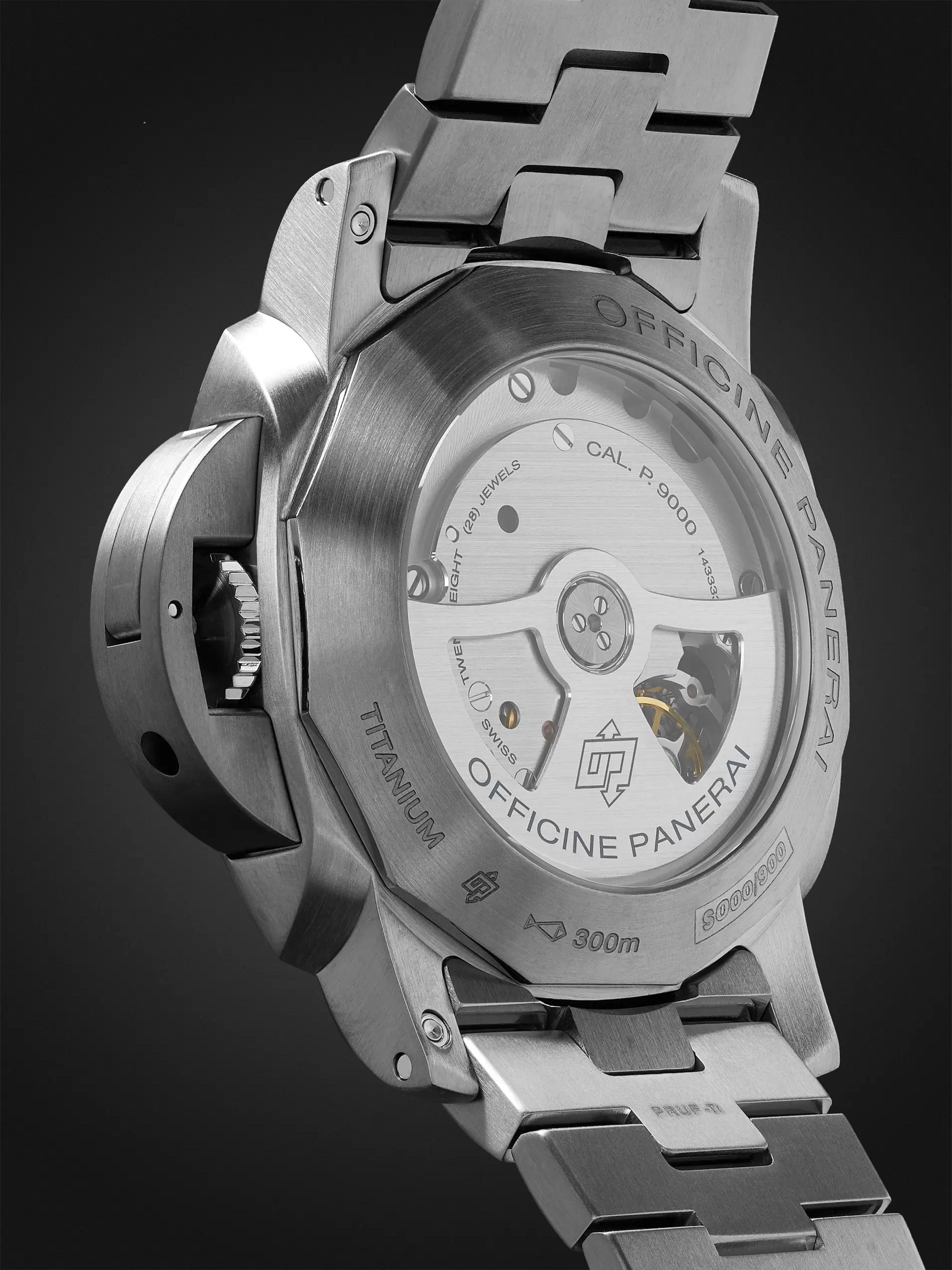 PANERAI Luminor 1950 Marina 44mm Automatic Titanium Watch, Ref. No. PAM00352