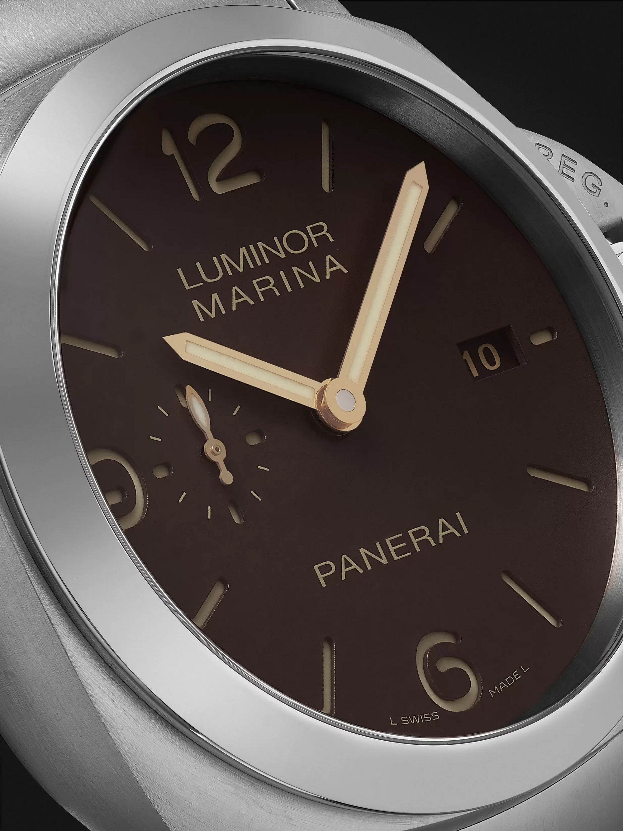 PANERAI Luminor 1950 Marina 44mm Automatic Titanium Watch, Ref. No. PAM00352