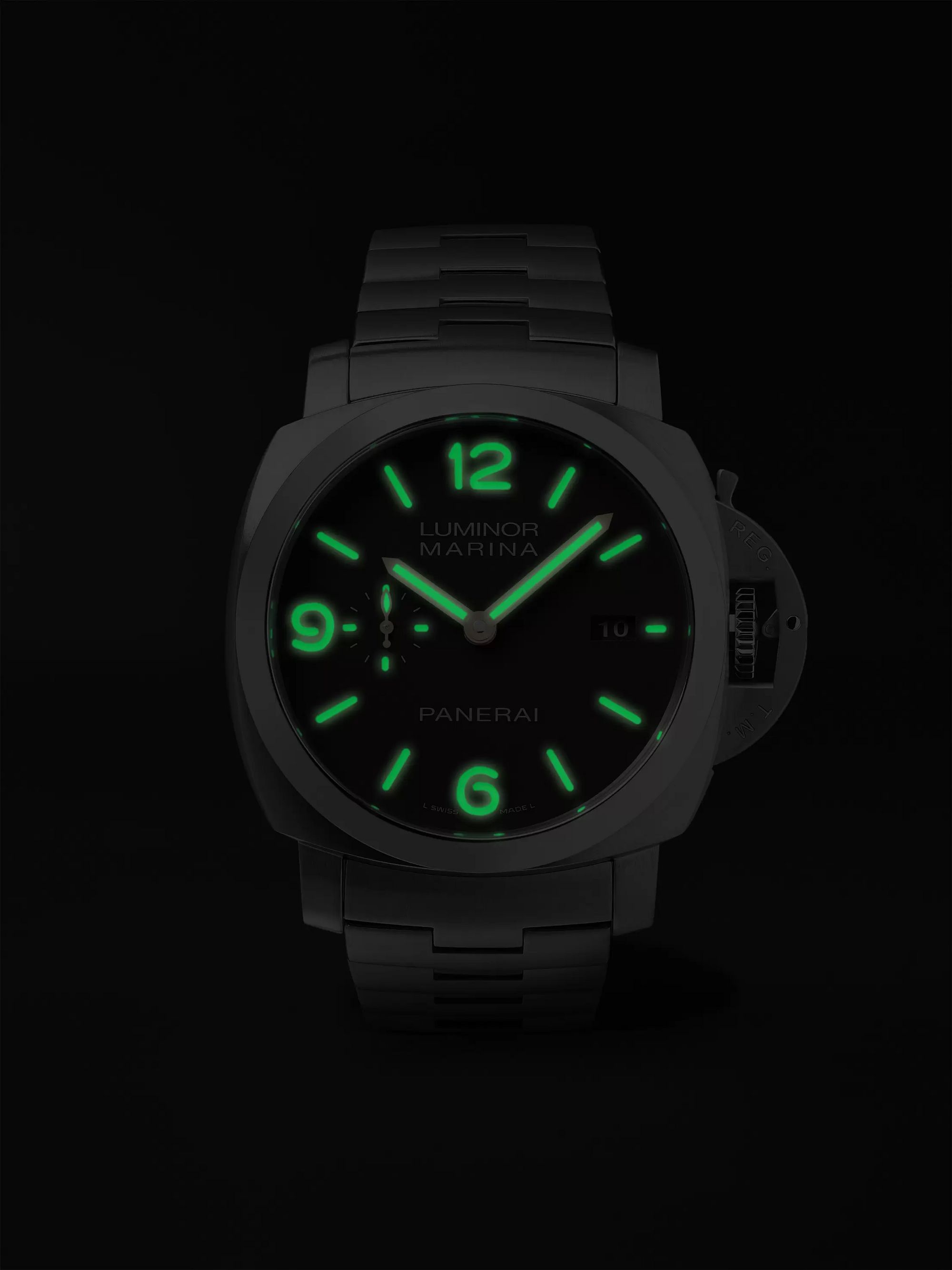 PANERAI Luminor 1950 Marina 44mm Automatic Titanium Watch, Ref. No. PAM00352