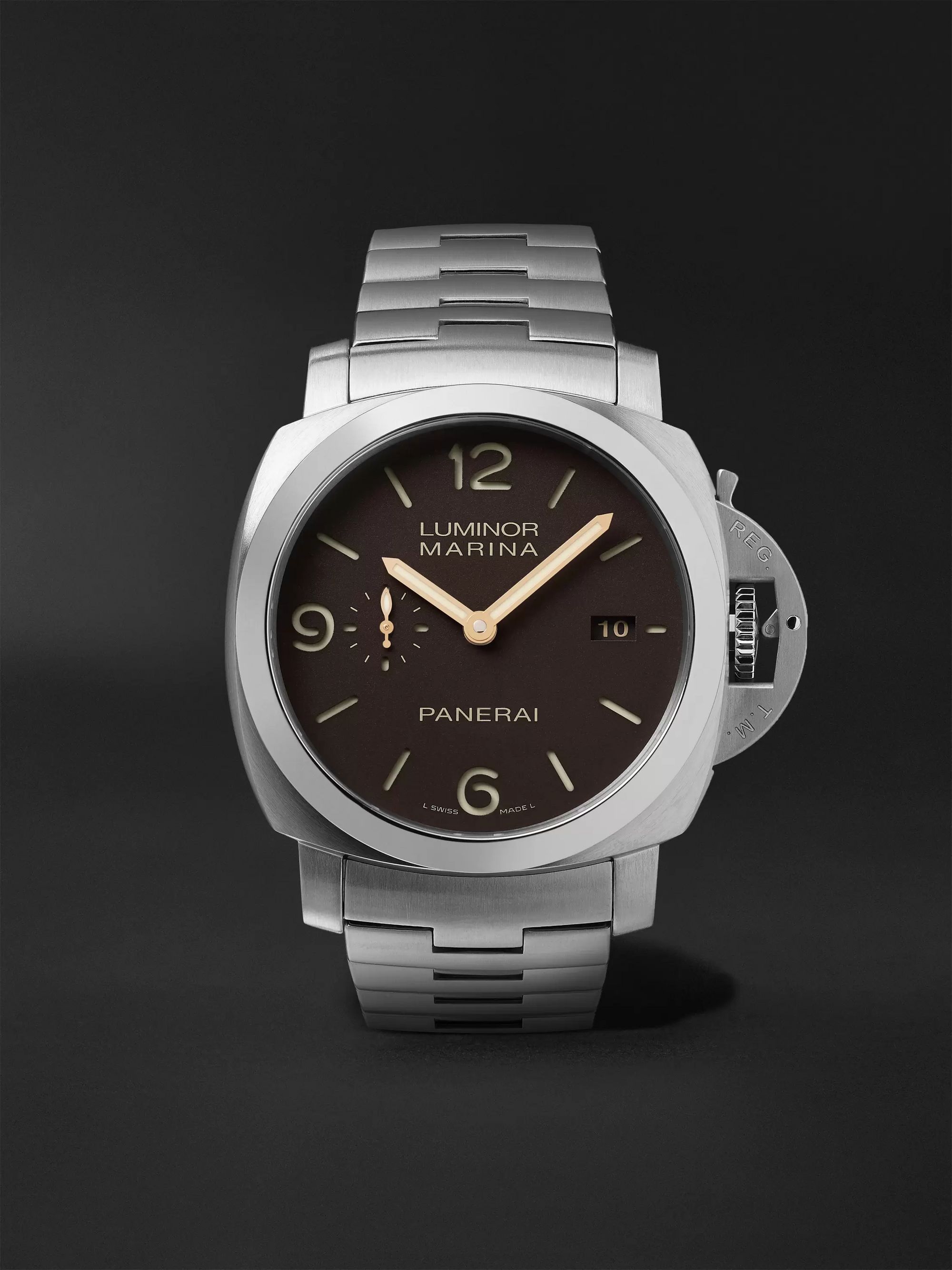 PANERAI Luminor 1950 Marina 44mm Automatic Titanium Watch, Ref. No. PAM00352