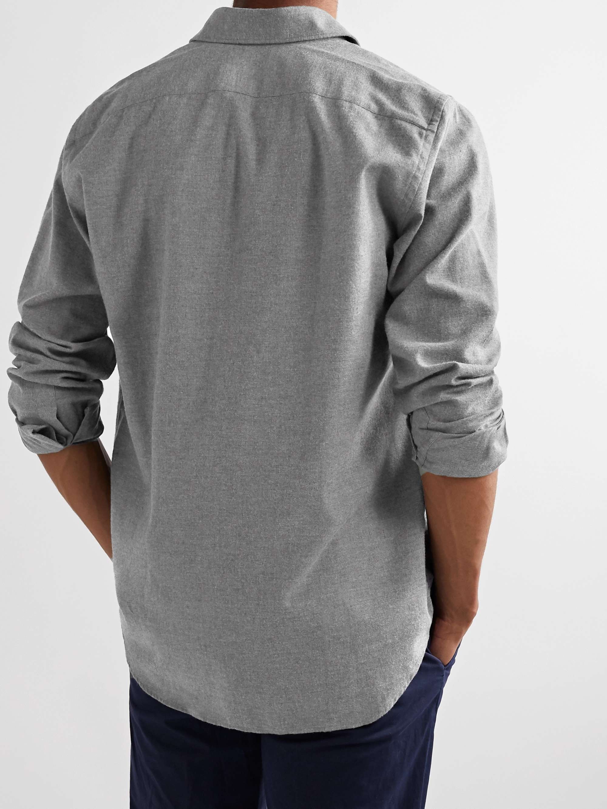 CANALI Cotton-Flannel Shirt