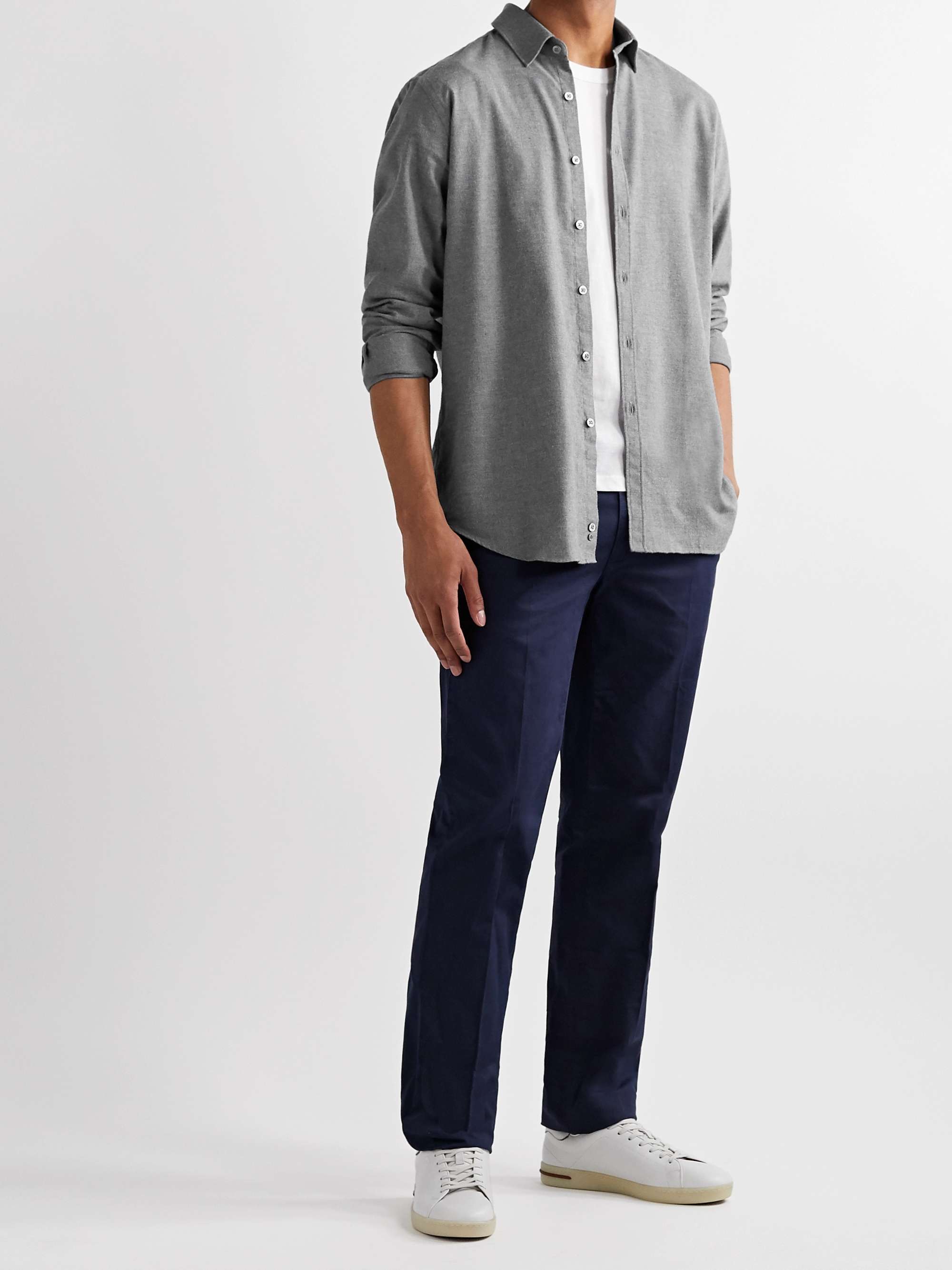CANALI Cotton-Flannel Shirt