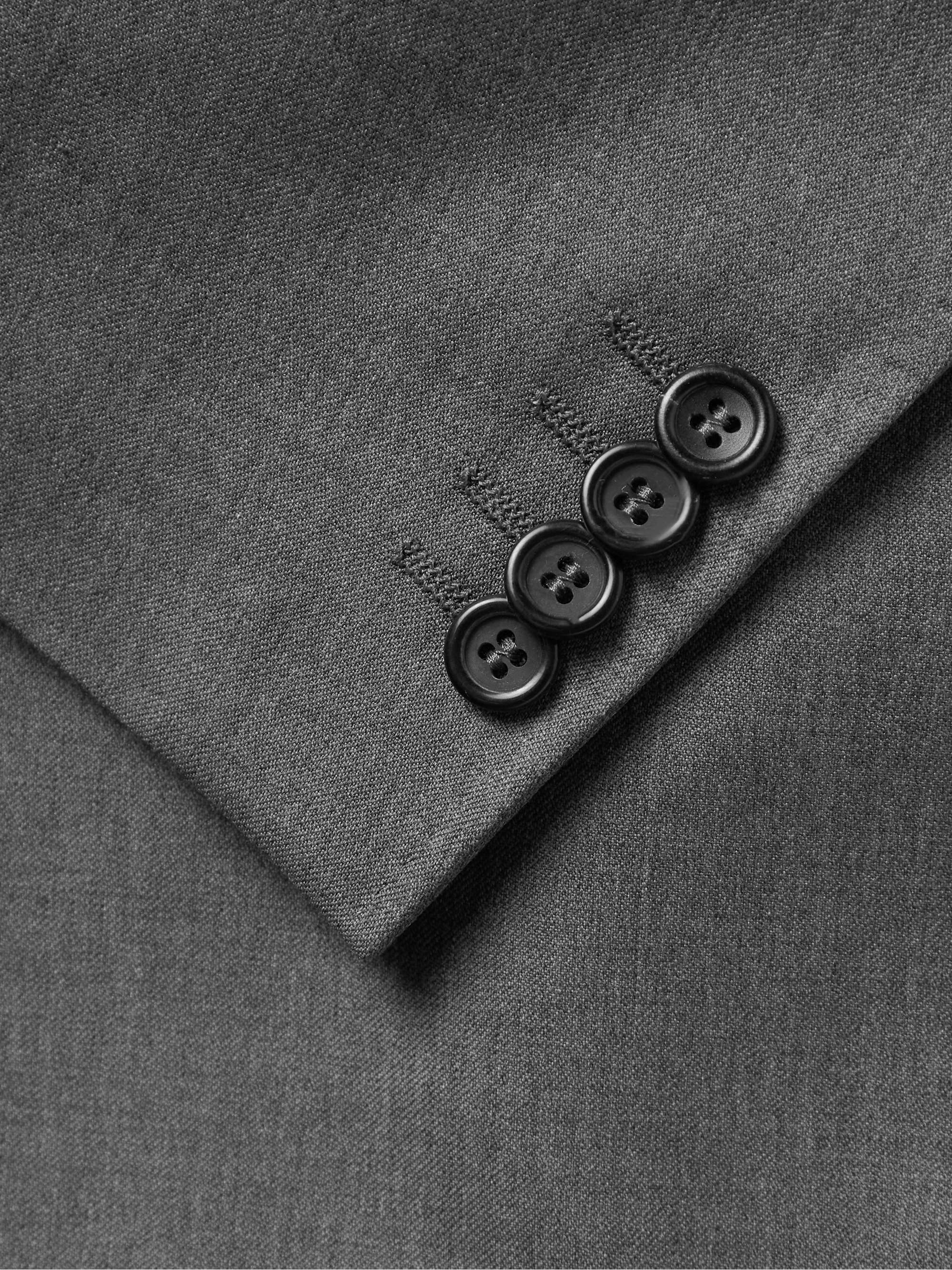 CANALI Kei Slim-Fit Unstructured Wool Suit Jacket