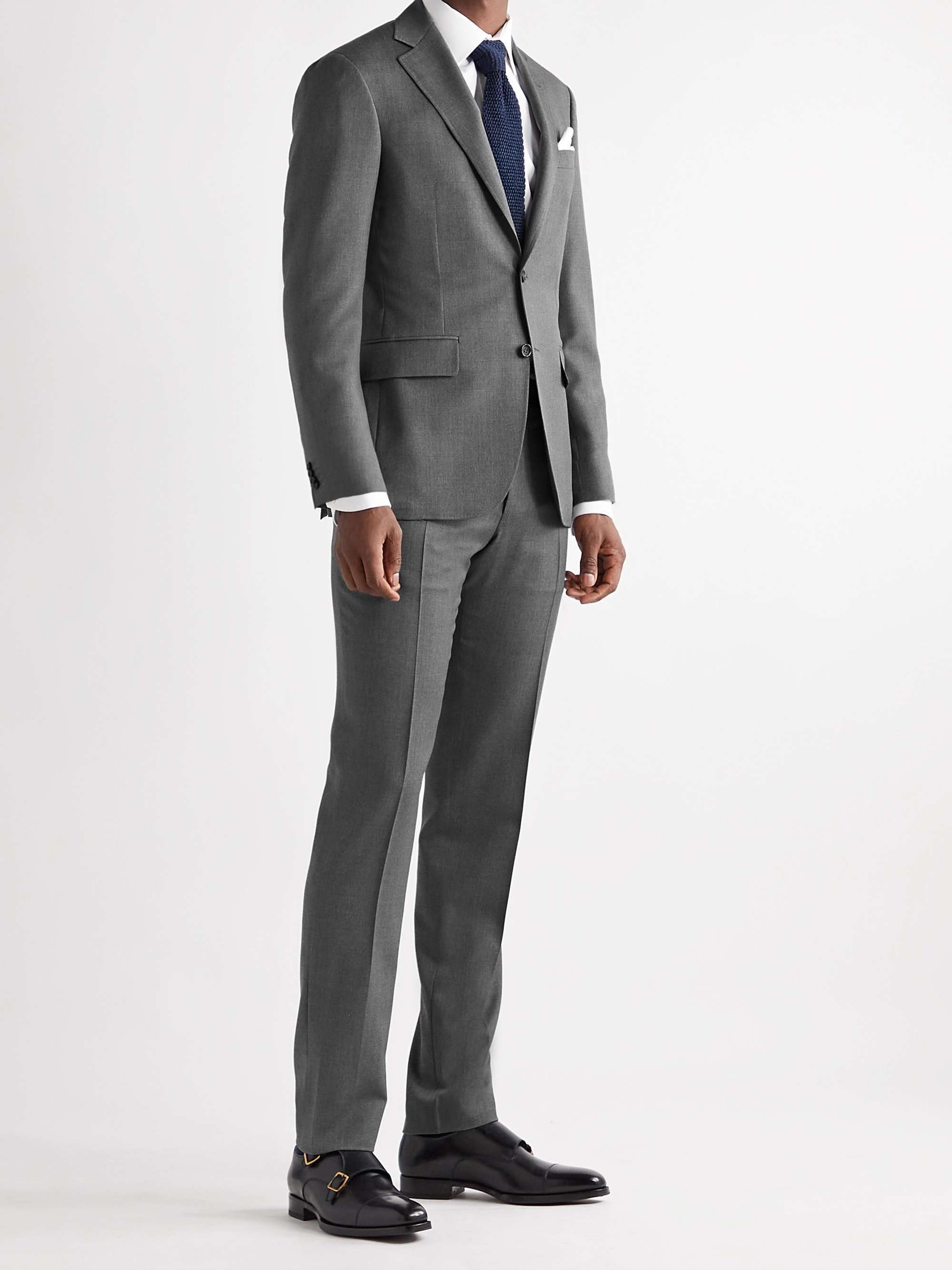 CANALI Kei Slim-Fit Unstructured Wool Suit Jacket for Men | MR PORTER
