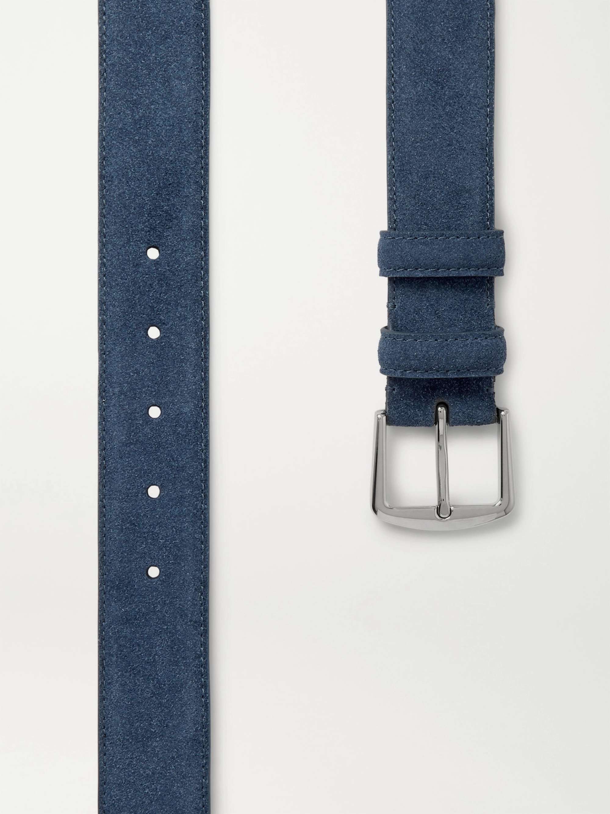 LORO PIANA 3.5cm Suede Belt